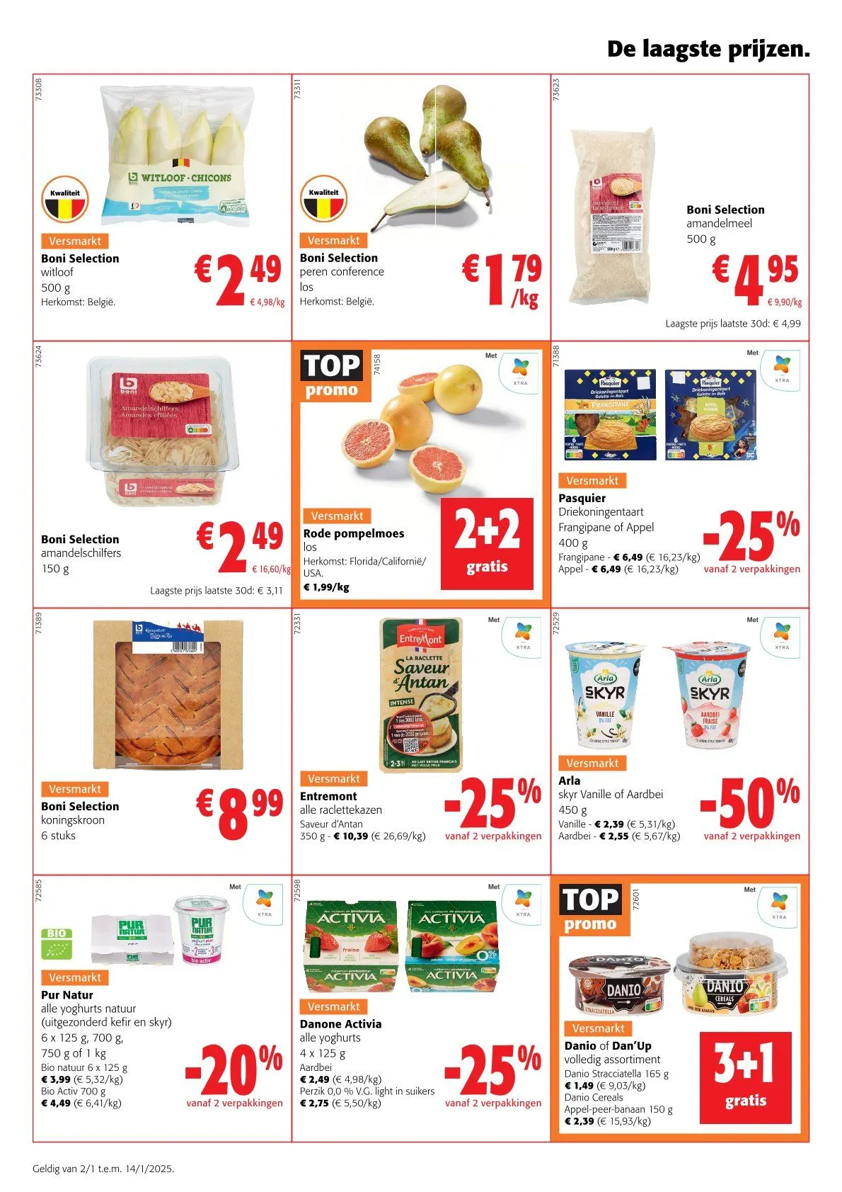 Speciale promoties van Colruyt van 2 januari tot 14 januari 2025 - folder pagina 6