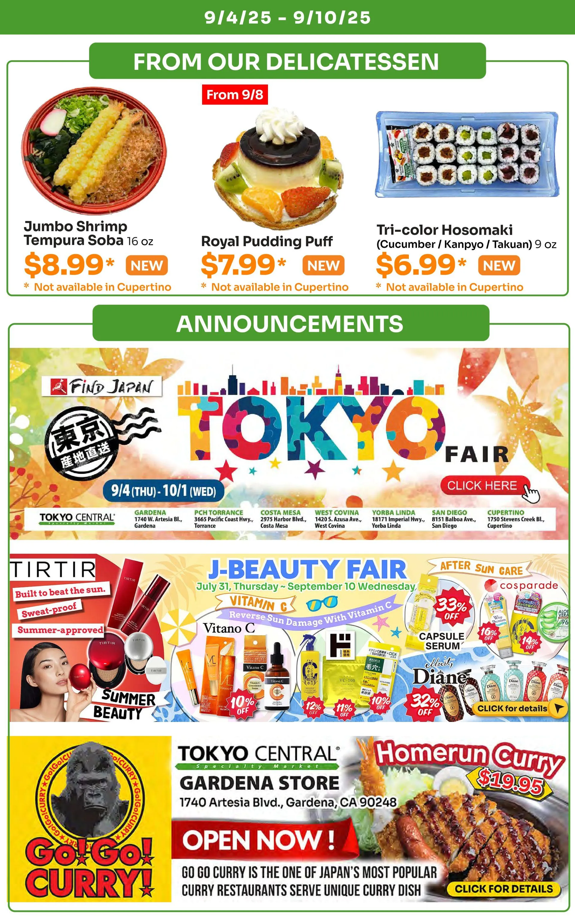 Weekly ad Tokyo Central Specialty Market Sales from September 4 to September 10 2025 - Page 6