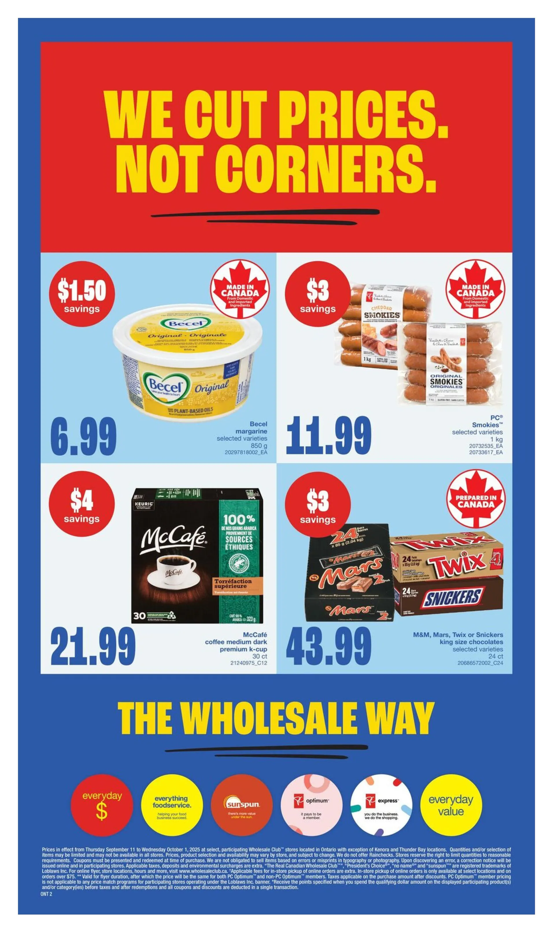 Wholesale Club Sales from September 11 to October 1 2025 - flyer page 2