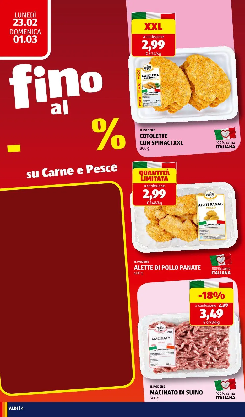 Volantini Aldi da 23 febbraio a 1 marzo di 2026 - Pagina del volantino 6