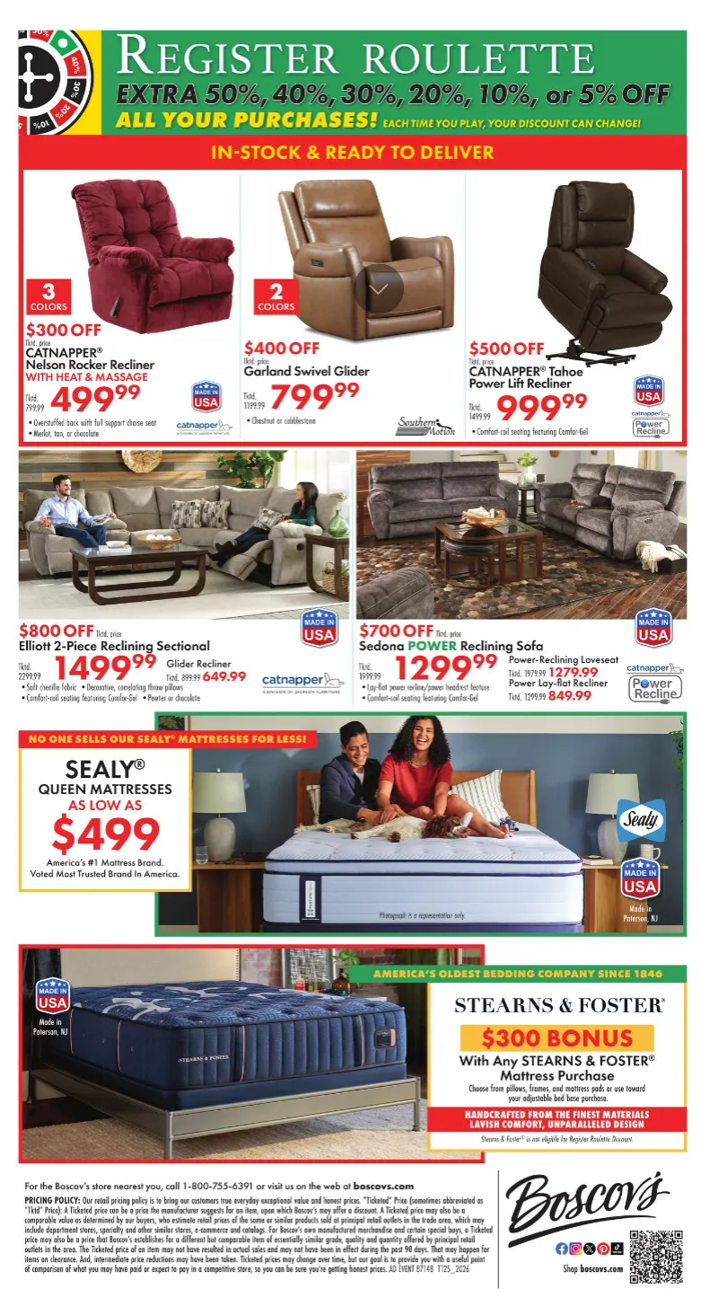 Weekly ad Boscov's Sales from January 22 to January 28 2026 - Page 6