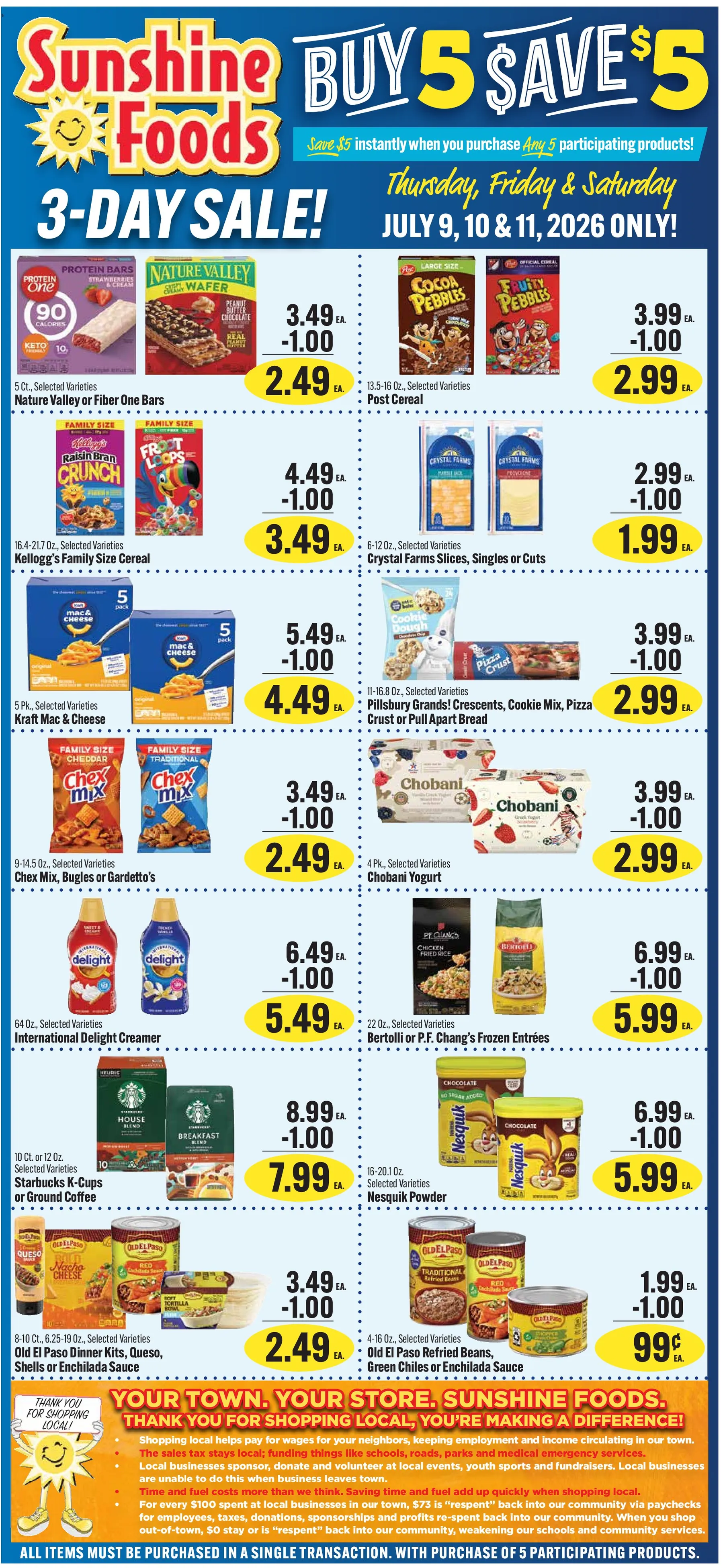 Weekly ad Sunshine Foods Sales from July 9 to July 14 2026 - Page 6