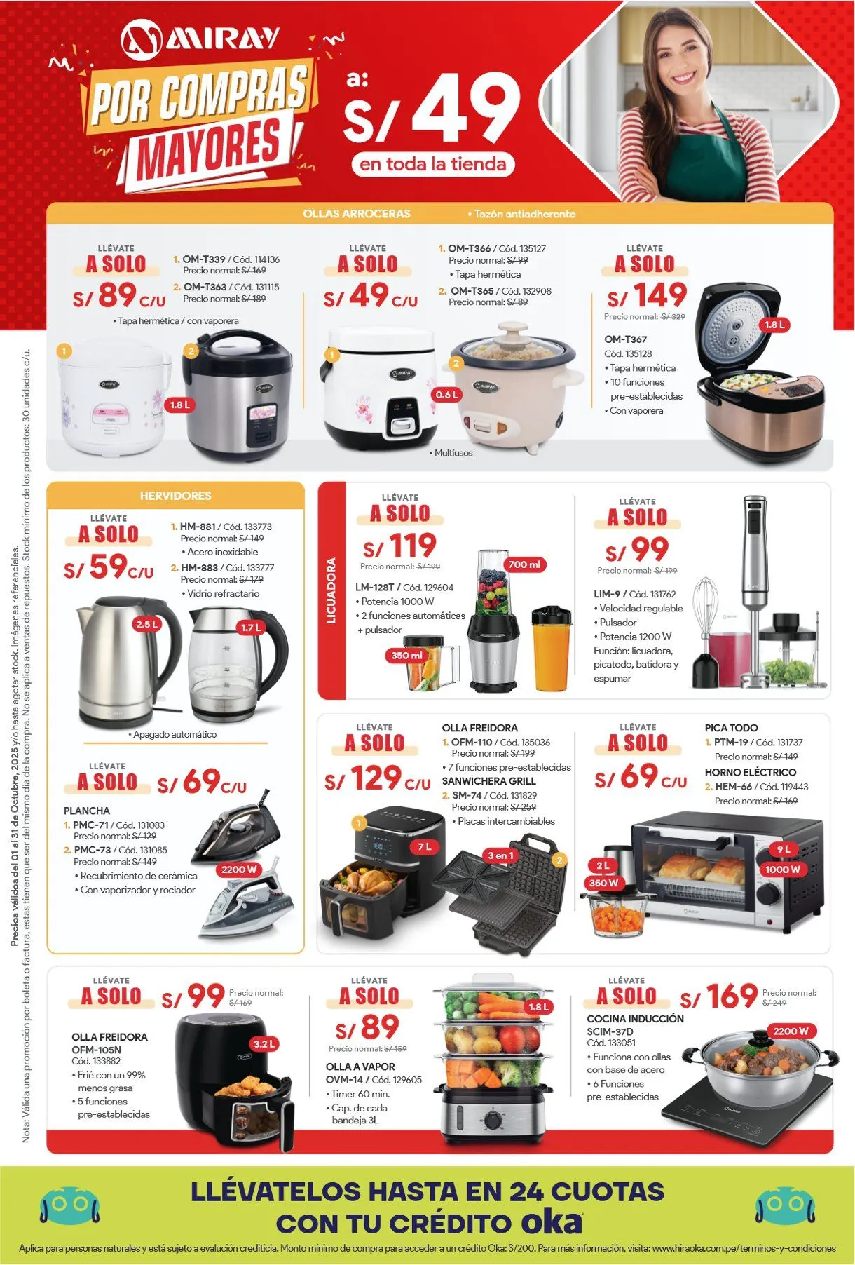 Catalogo de Conoce las últimas ofertas de Hiraoka 1 de octubre al 31 de octubre 2025 - Pag 6