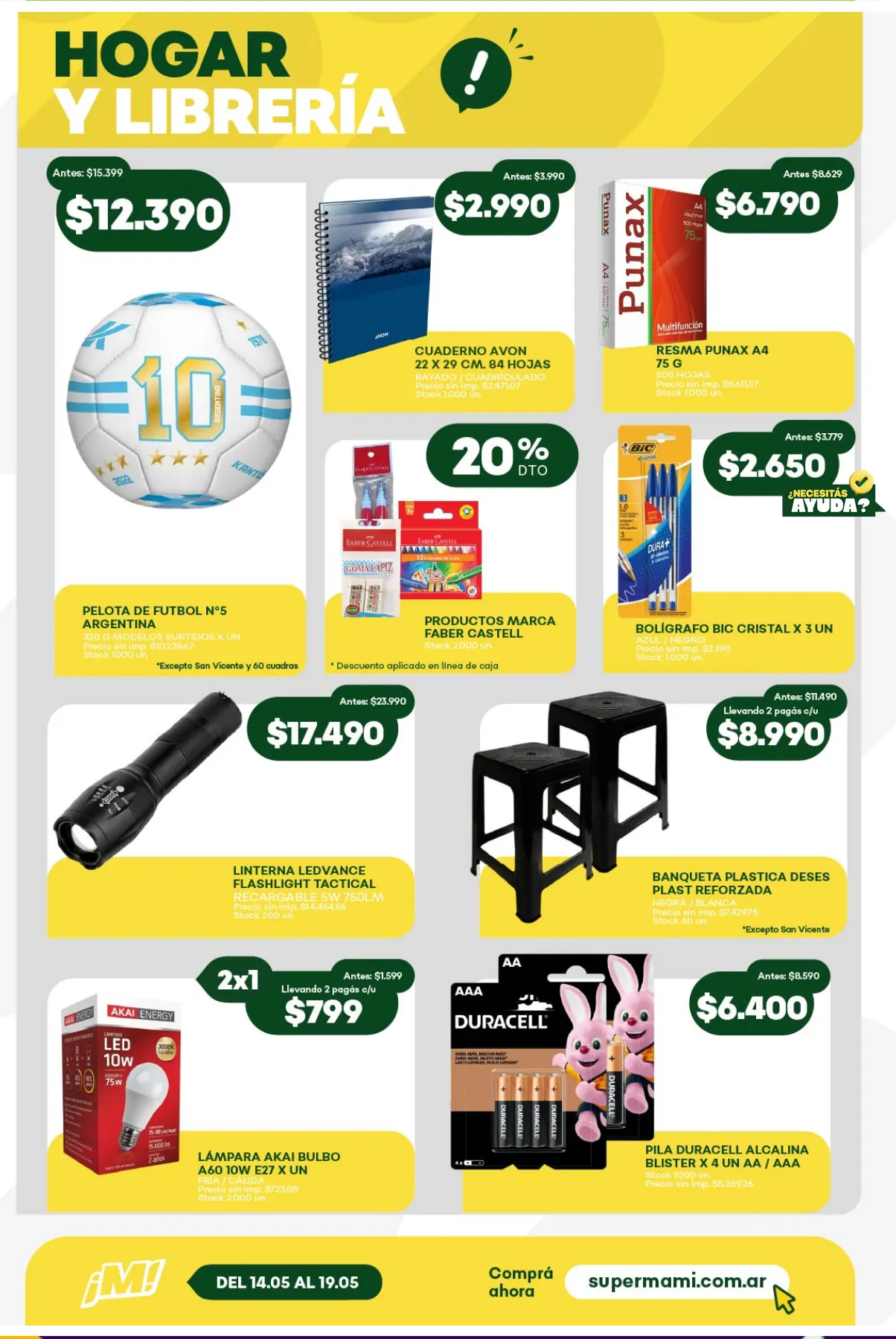 Ofertas de  Ofertas Super Mami  14 de mayo al 20 de mayo 2026 - Página 6 del catálogo