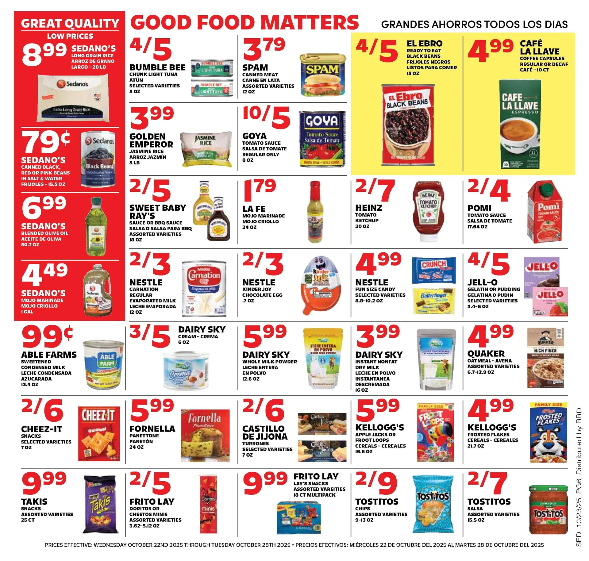 Weekly ad Sedano's Sales from October 22 to October 28 2025 - Page 6