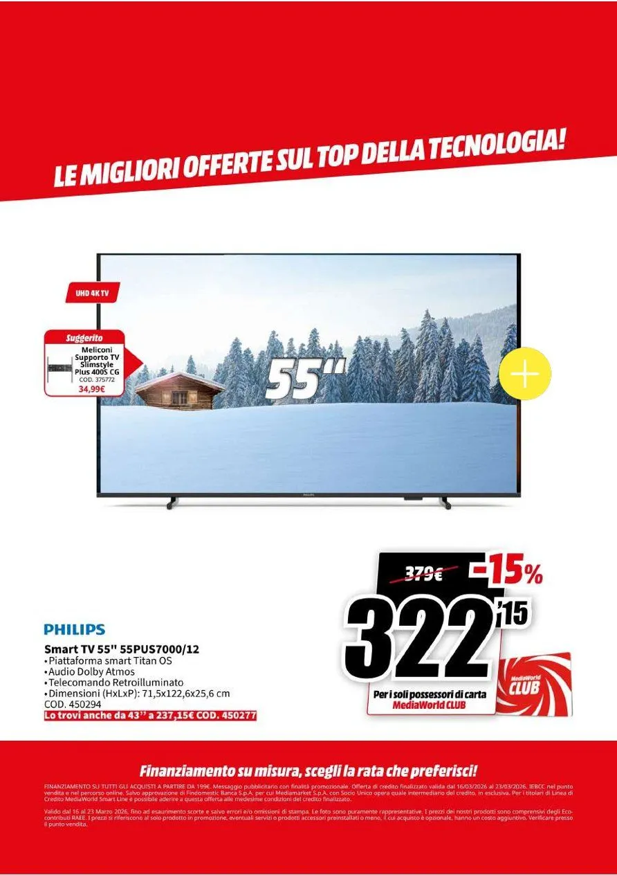 Volantini MEDIAWORLD da 16 marzo a 23 marzo di 2026 - Pagina del volantino 6