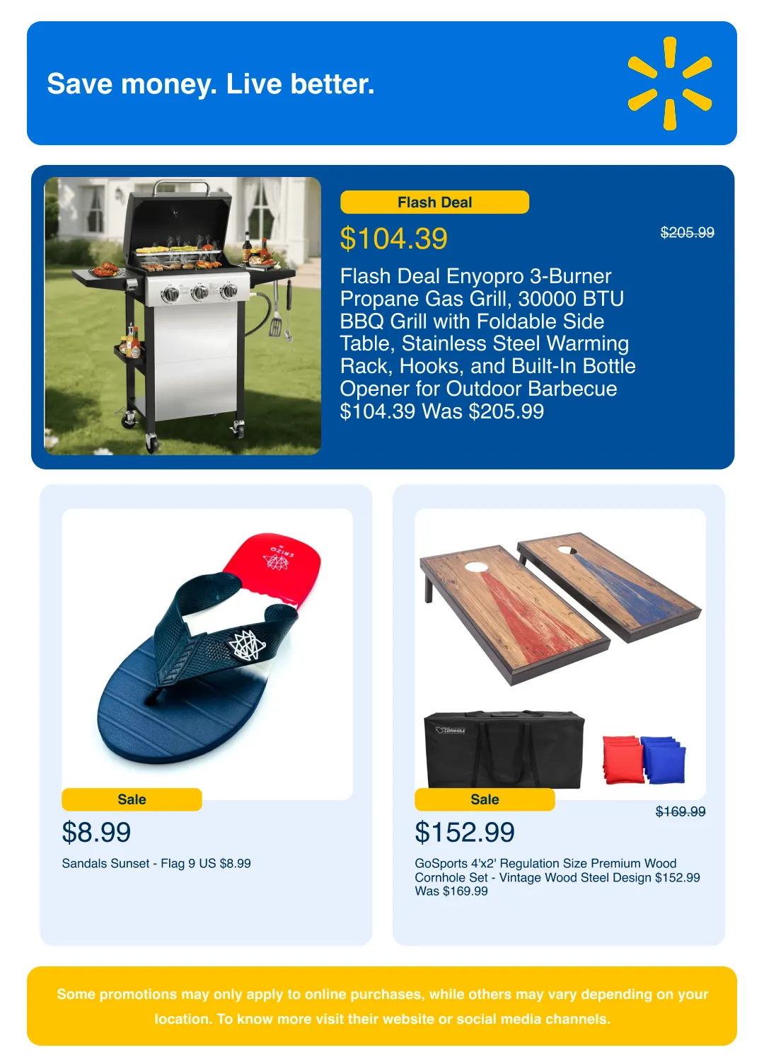 Weekly promotion Walmart Sales spanning from May 22 to June 10 2026 - Page 6 for Catalogue 365
