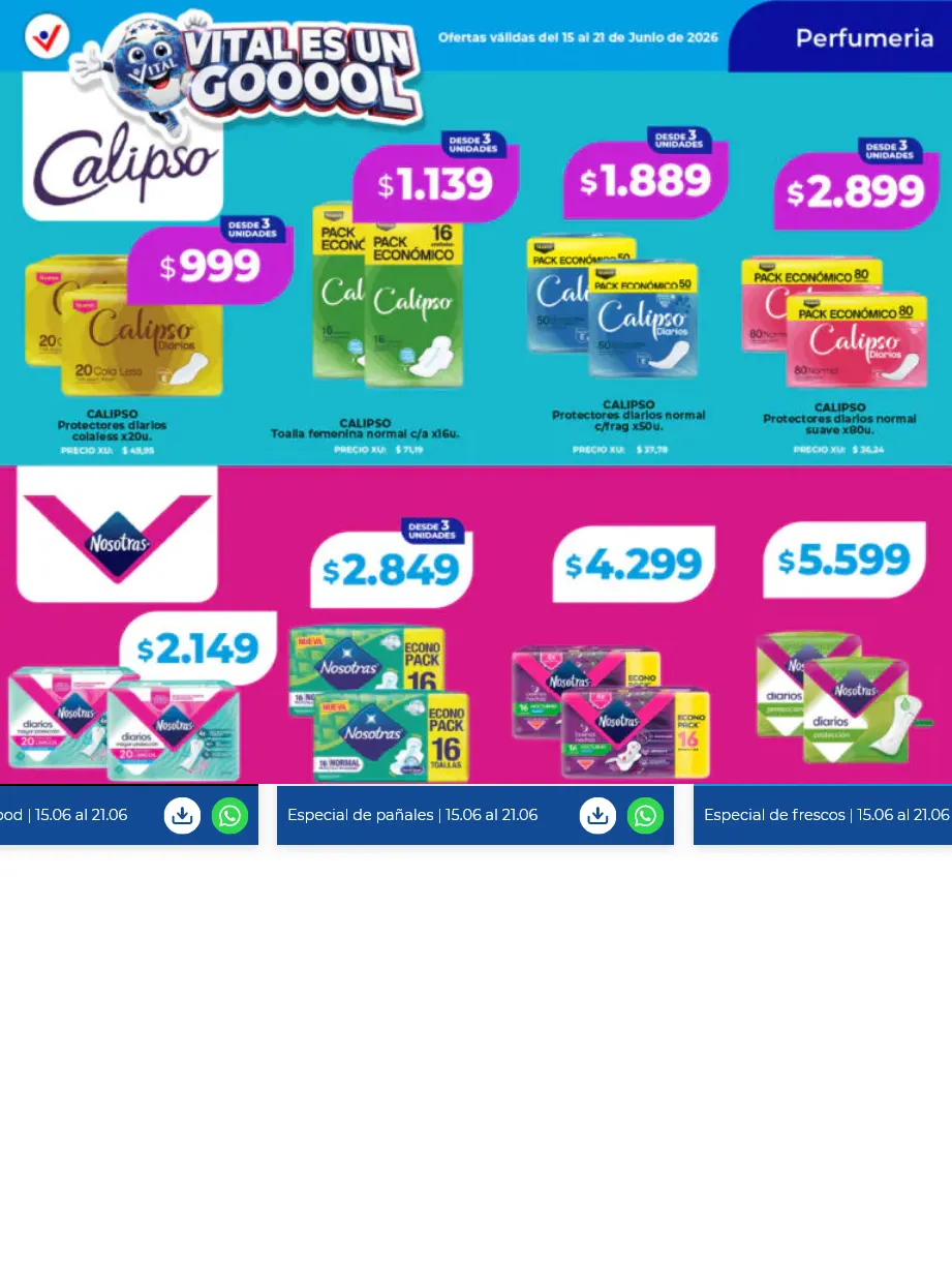 Ofertas de Ofertas Vital 15 de junio al 21 de junio 2026 - Página 6 del catálogo