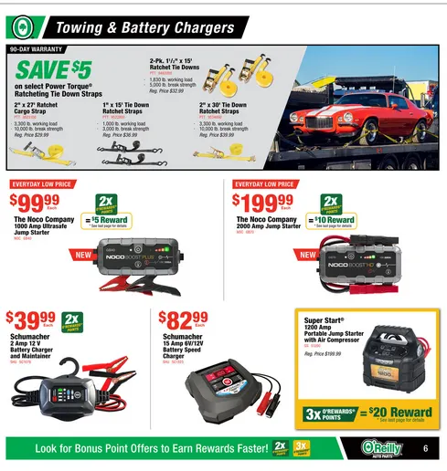 Weekly ad O'Reilly Auto Parts Sales from December 31 to January 27 2026 - Page 6