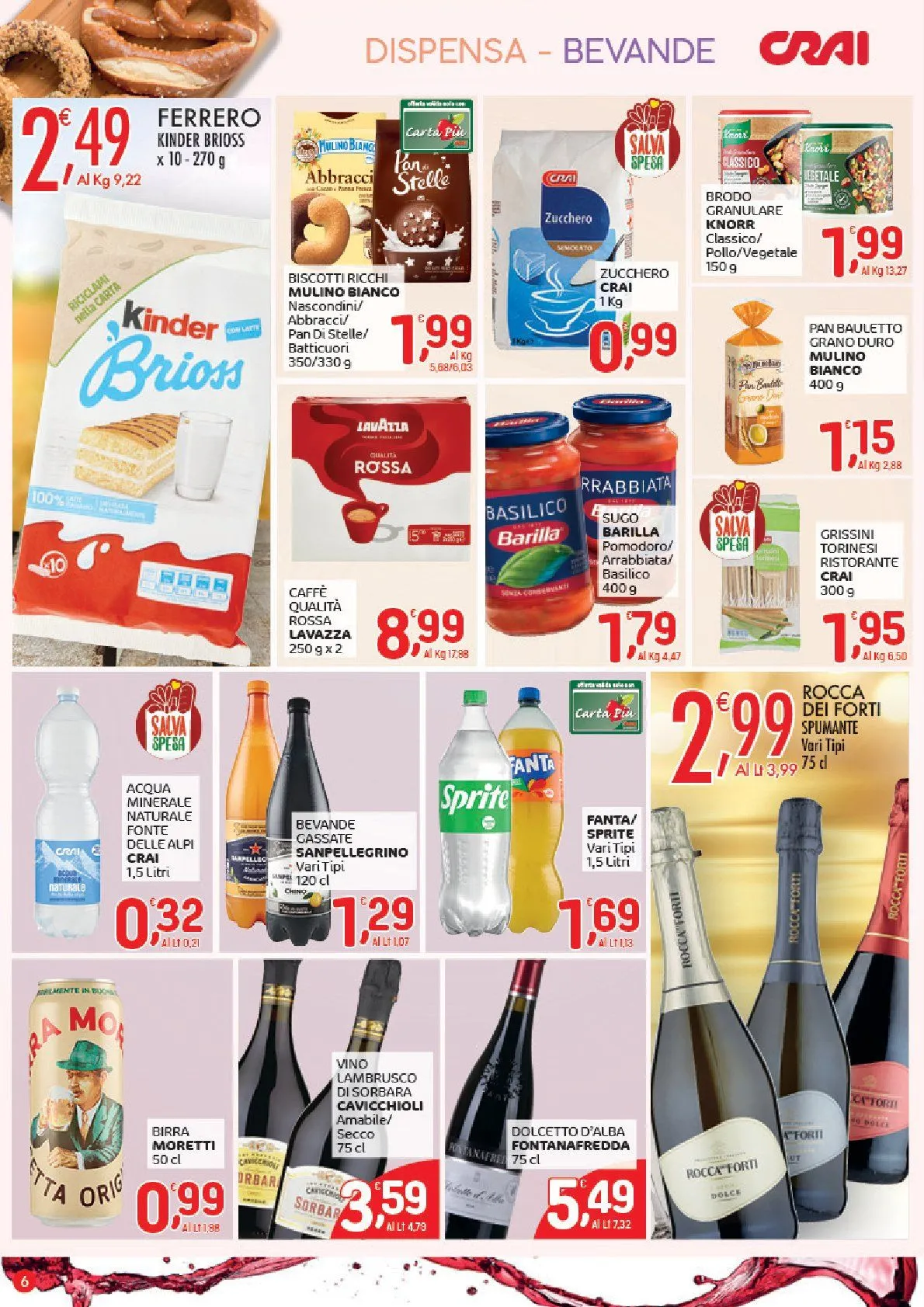  Crai Volantino da 4 dicembre a 14 dicembre di 2025 - Pagina del volantino 6