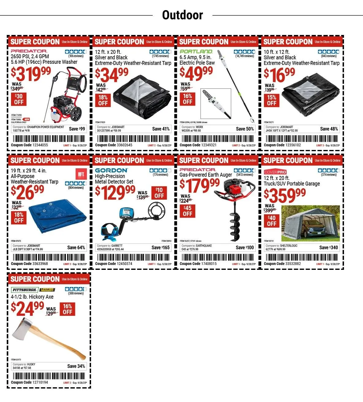 Weekly ad Harbor Freight  Sales from September 15 to September 28 2025 - Page 6