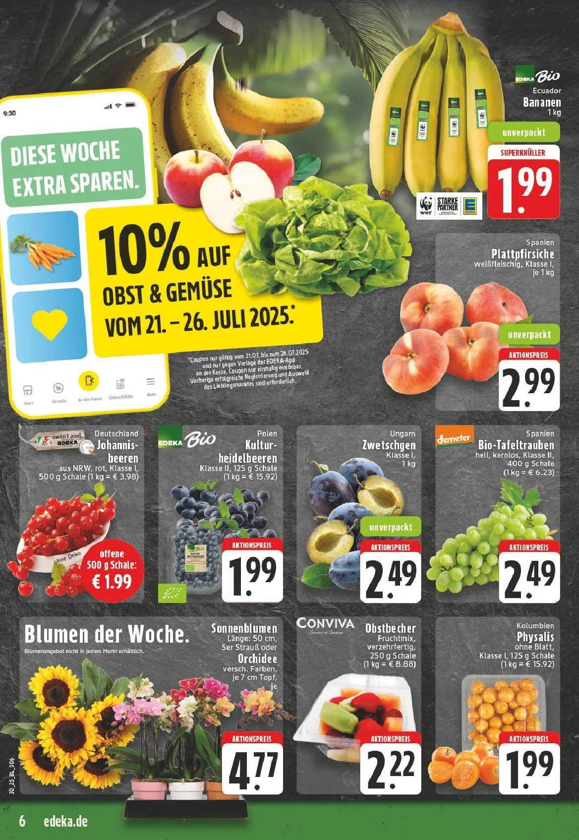 Edeka Prospekte von 21. Juli bis 26. Juli 2025 - Prospekt seite 6