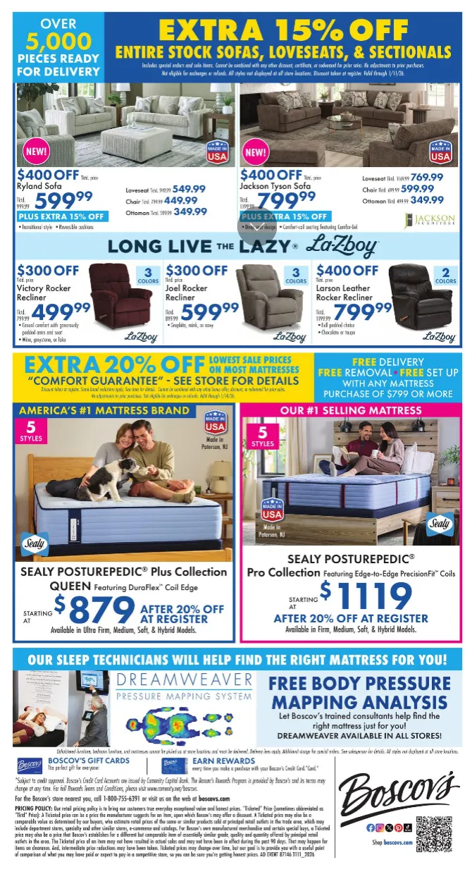Weekly ad Boscov's Sales from January 8 to January 14 2026 - Page 5