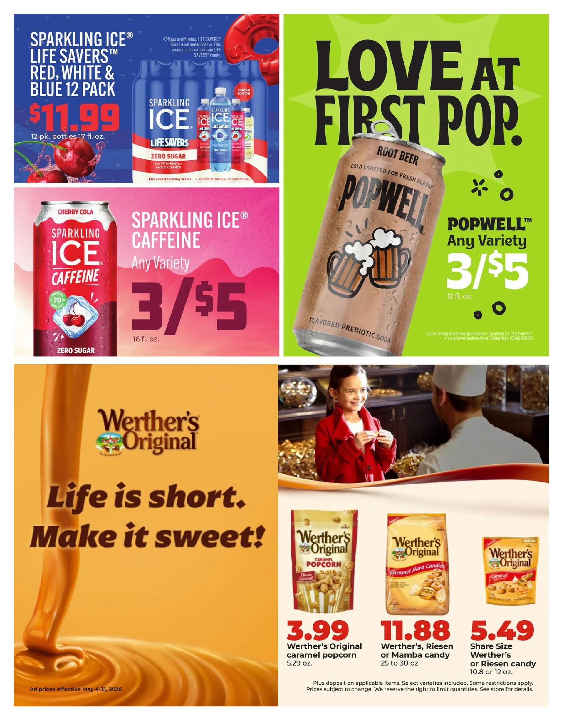 Weekly promotion HyVee weekly ads spanning from May 4 to May 31 2026 - Page 6 for Catalogue 365
