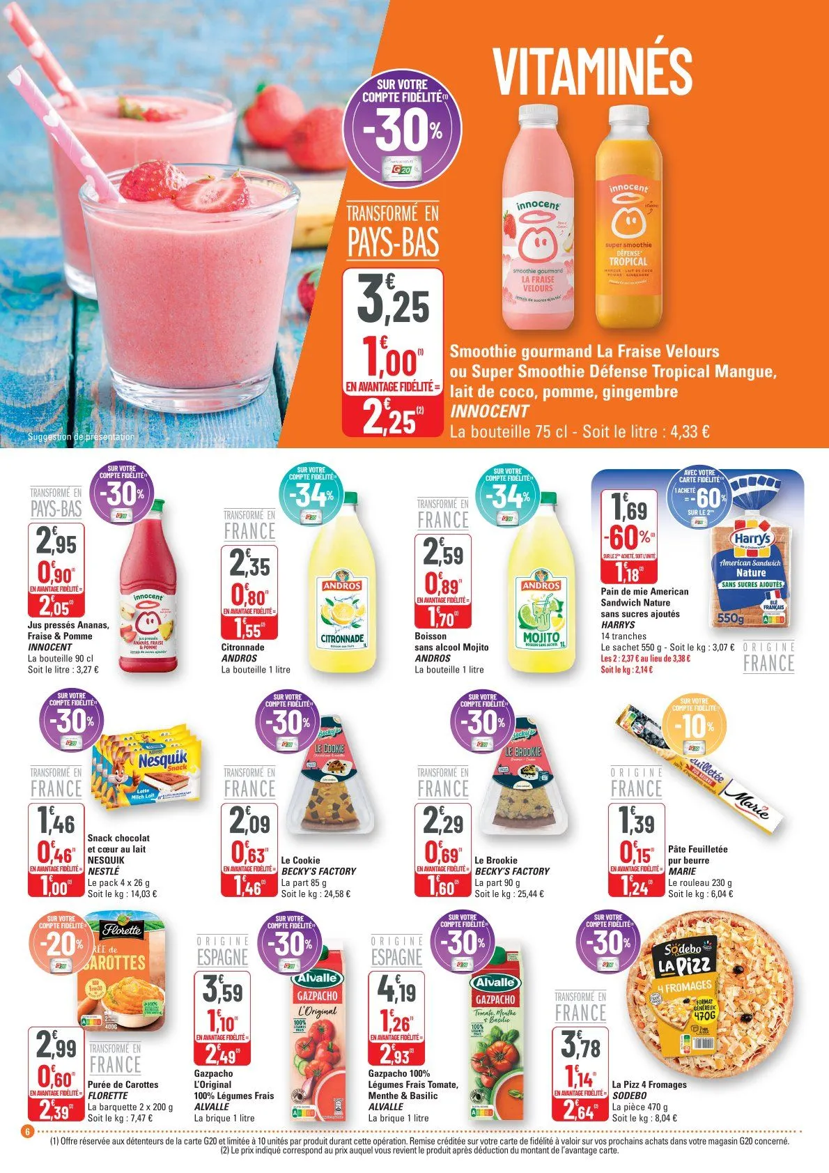 G20 Supermarchés Catalogue du 17 juin au 28 juin 2026 - Catalogue page 6