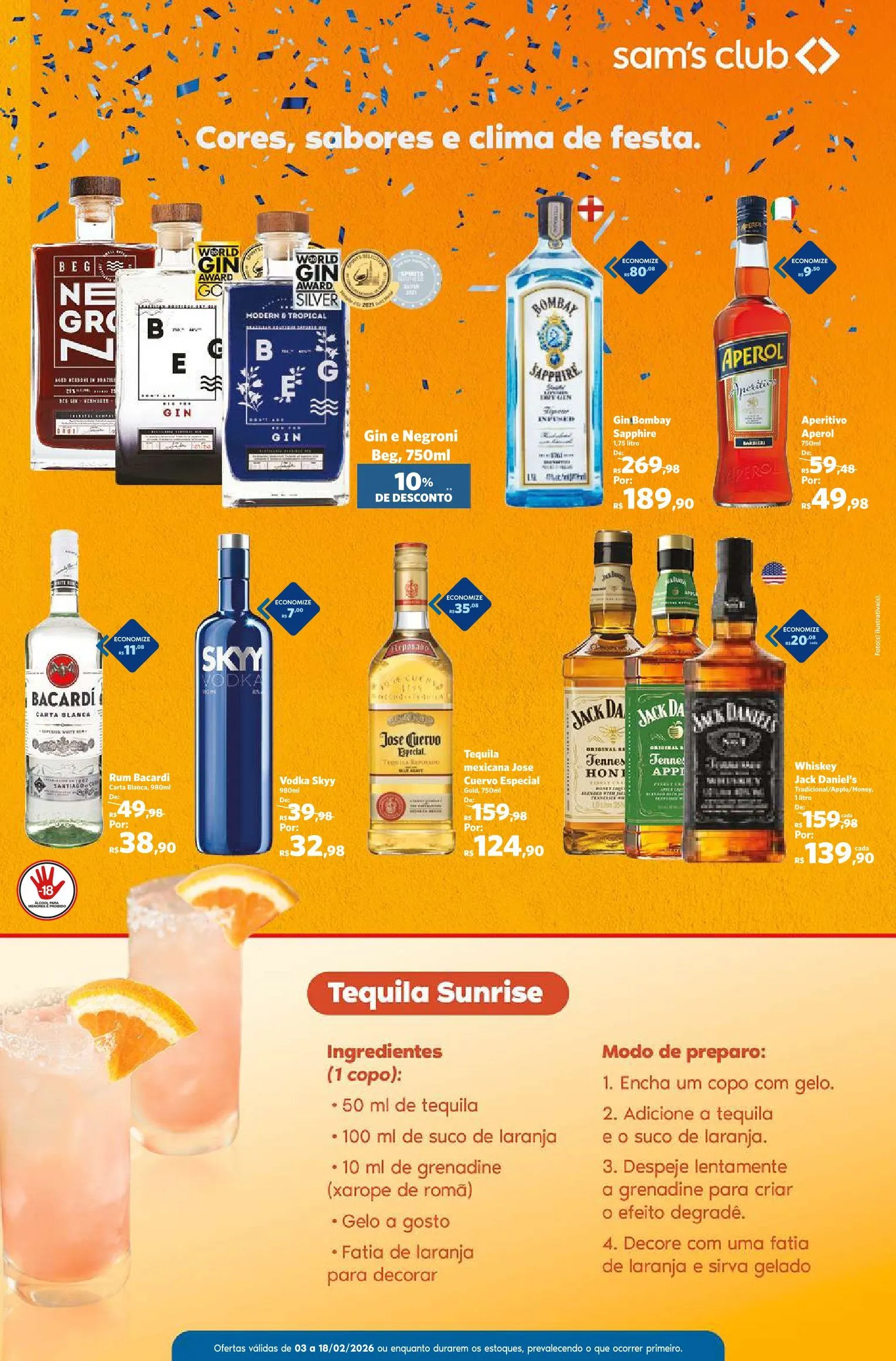 Encarte de Folhetos Sam's Club 3 de fevereiro até 18 de fevereiro 2026 - Pagina 6