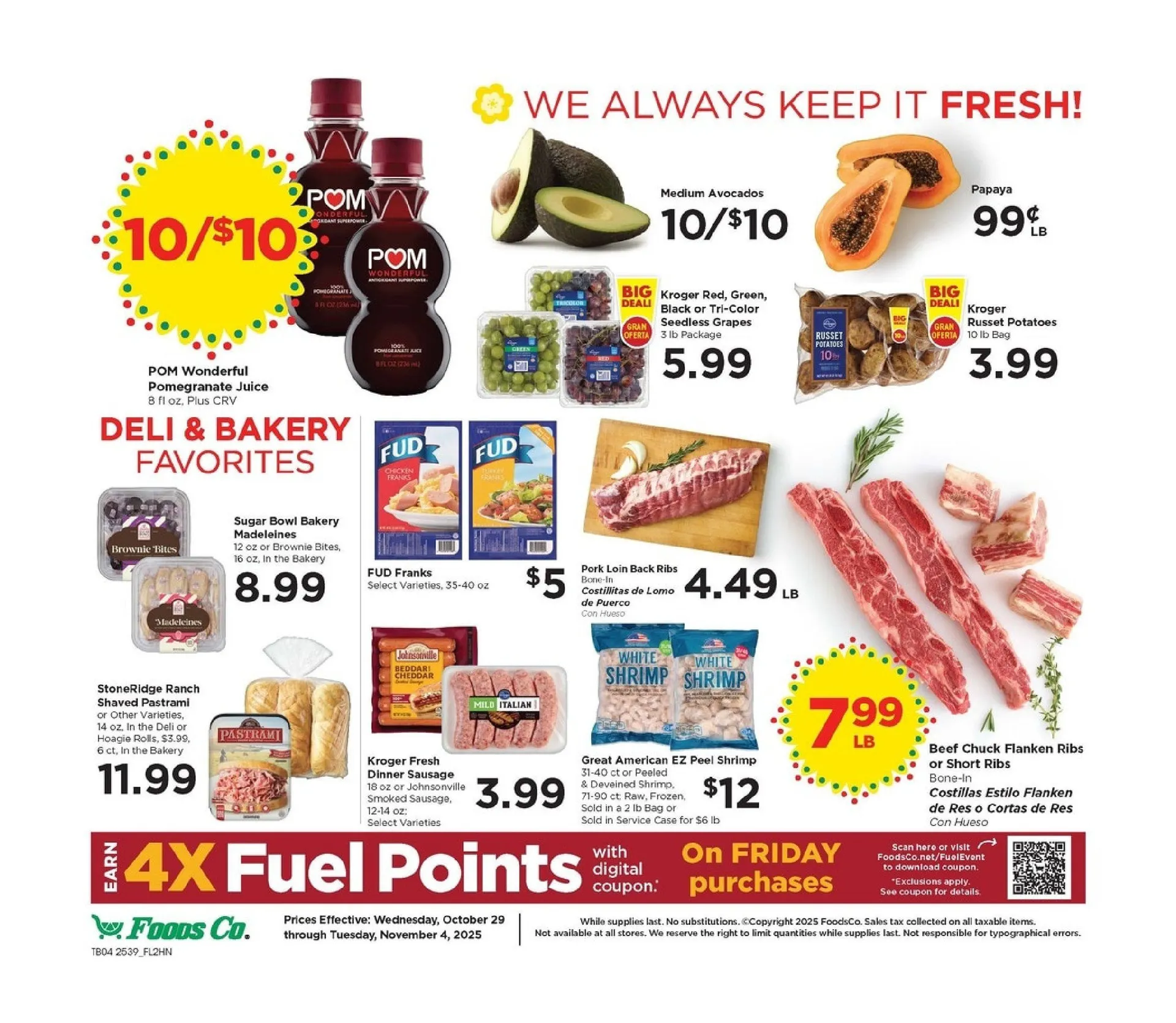 Weekly ad Foods Co. Sales from October 29 to November 4 2025 - Page 6