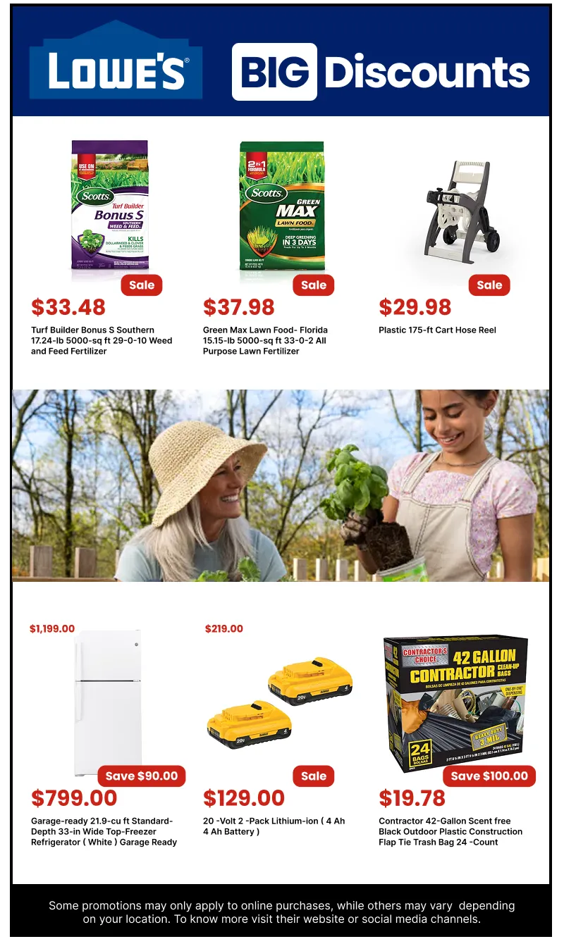 Weekly promotion Lowe's Sales spanning from April 6 to April 26 2026 - Page 6 for Catalogue 365