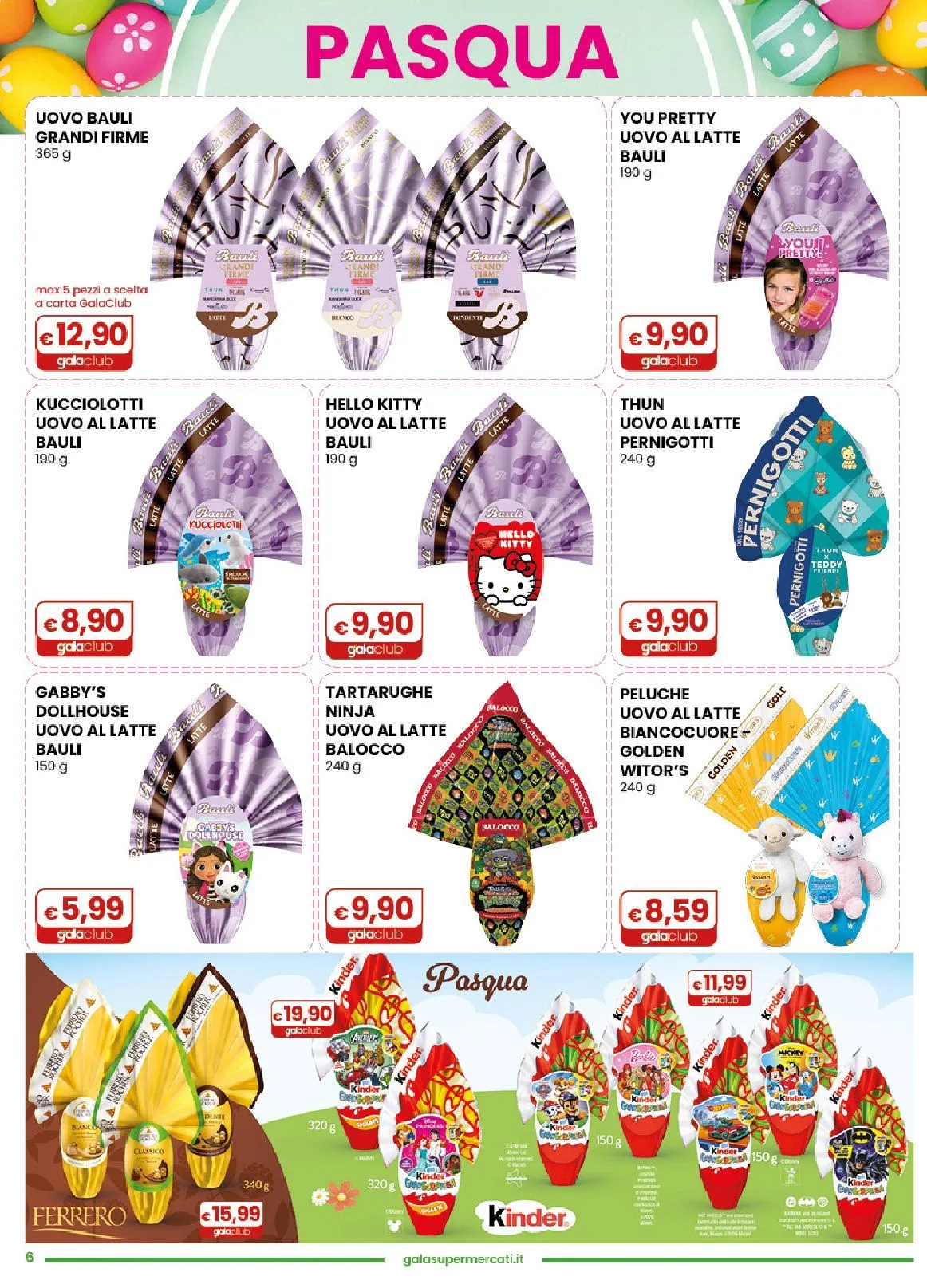 Volantini Gala Supermercati da 25 marzo a 6 aprile di 2026 - Pagina del volantino 6