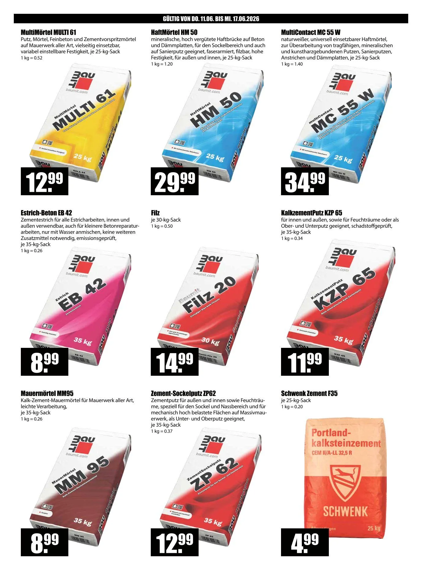 V-Baumarkt Angebote von 11. Juni bis 17. Juni 2026 - Prospekt seite 6
