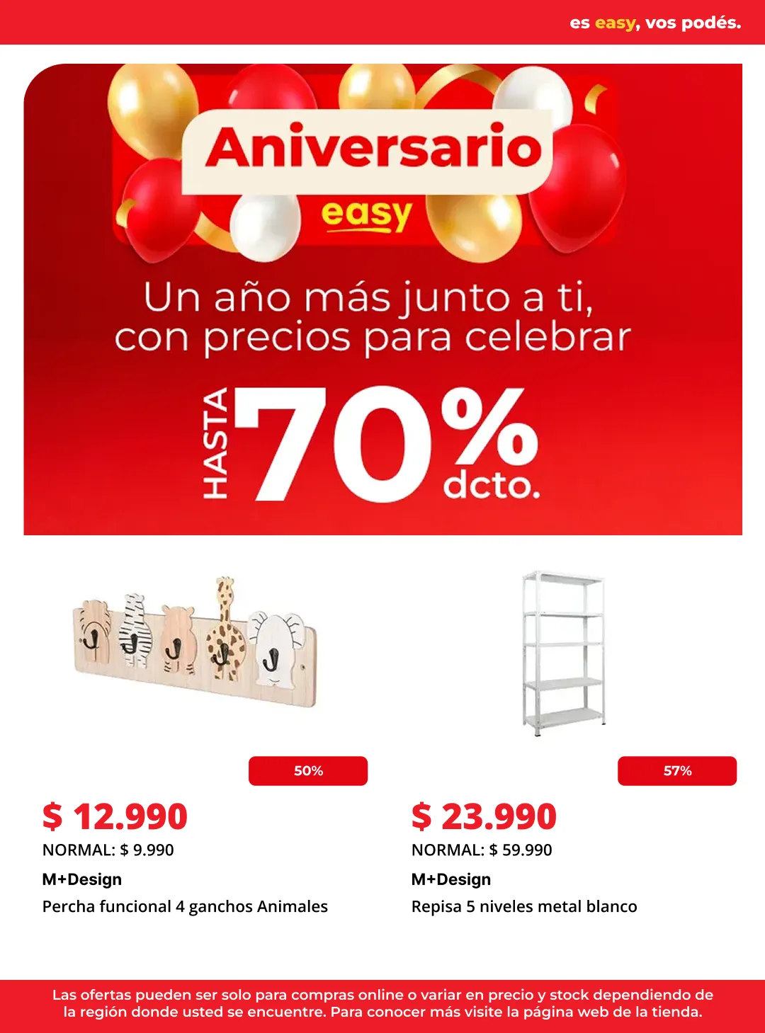 Catálogo de Easy Ofertas 3 de julio al 17 de julio 2026 - Página 6
