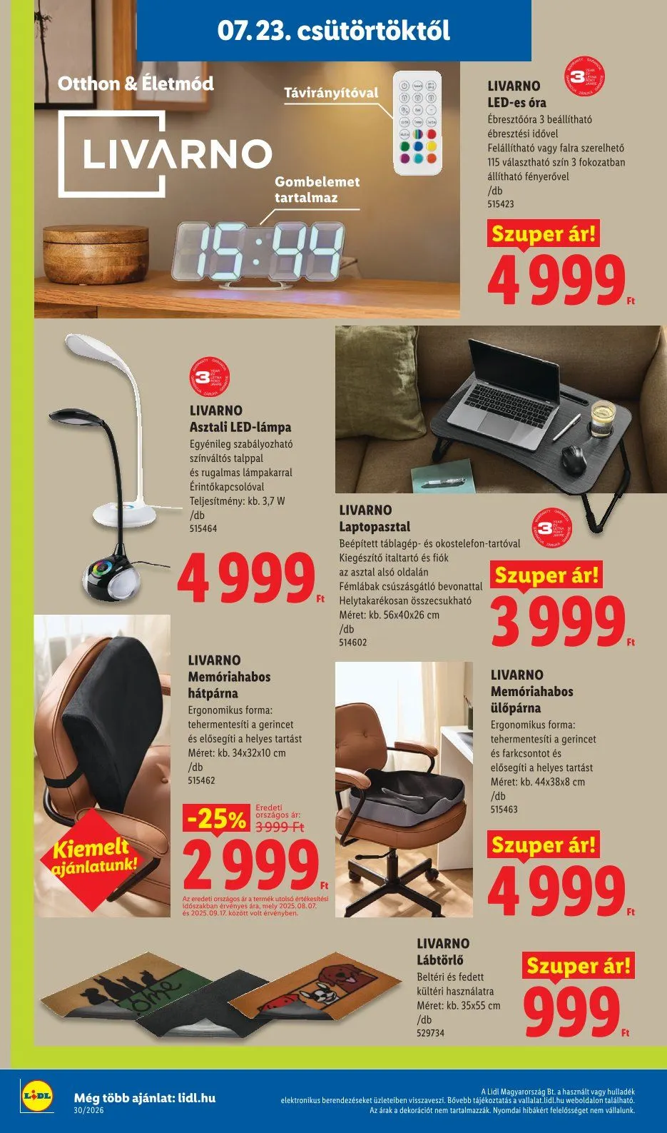 Katalógus Lidl legfrissebb ajánlatai július 23.-tól július 23.-ig 2026. - Oldal 6