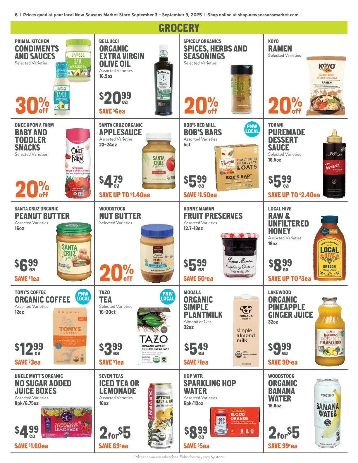 Weekly ad New Seasons Market Sales from September 3 to September 9 2025 - Page 6