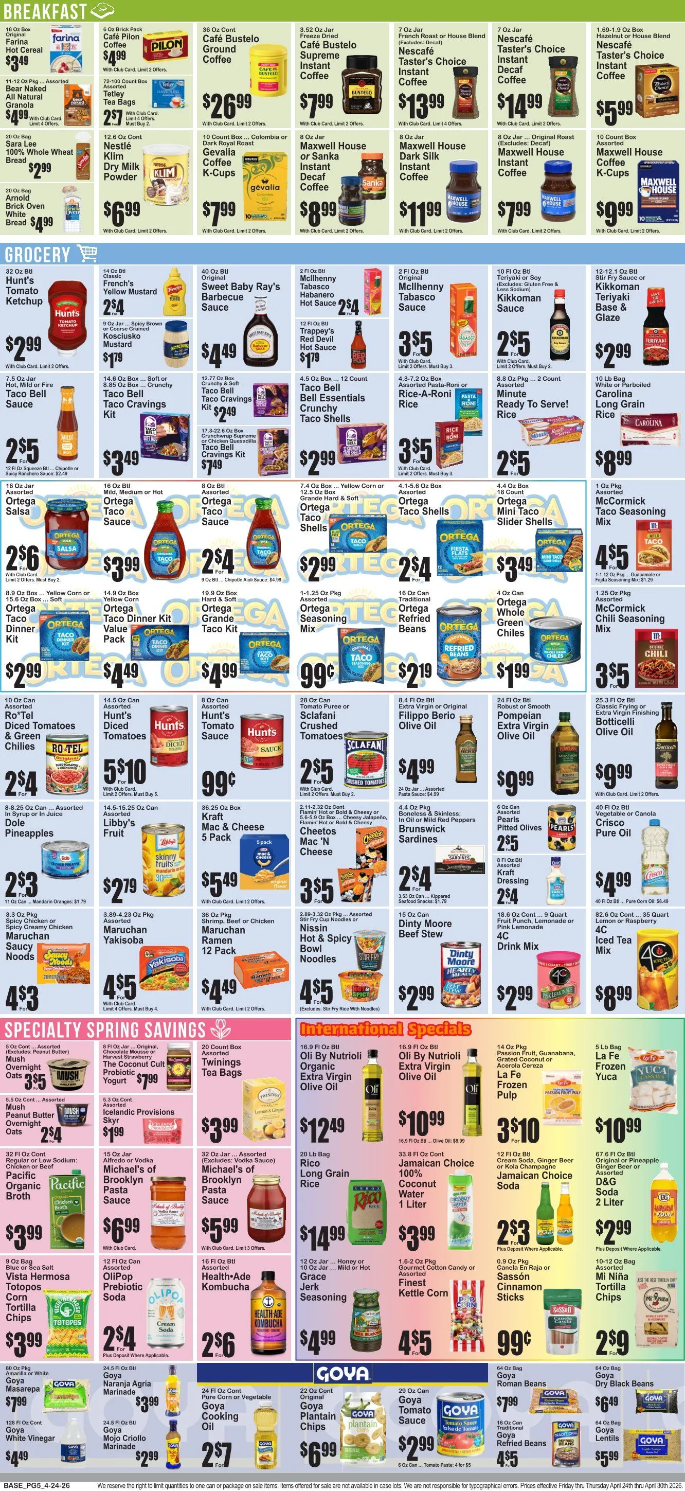 Weekly ad Food Universe Sales from April 27 to April 30 2026 - Page 6