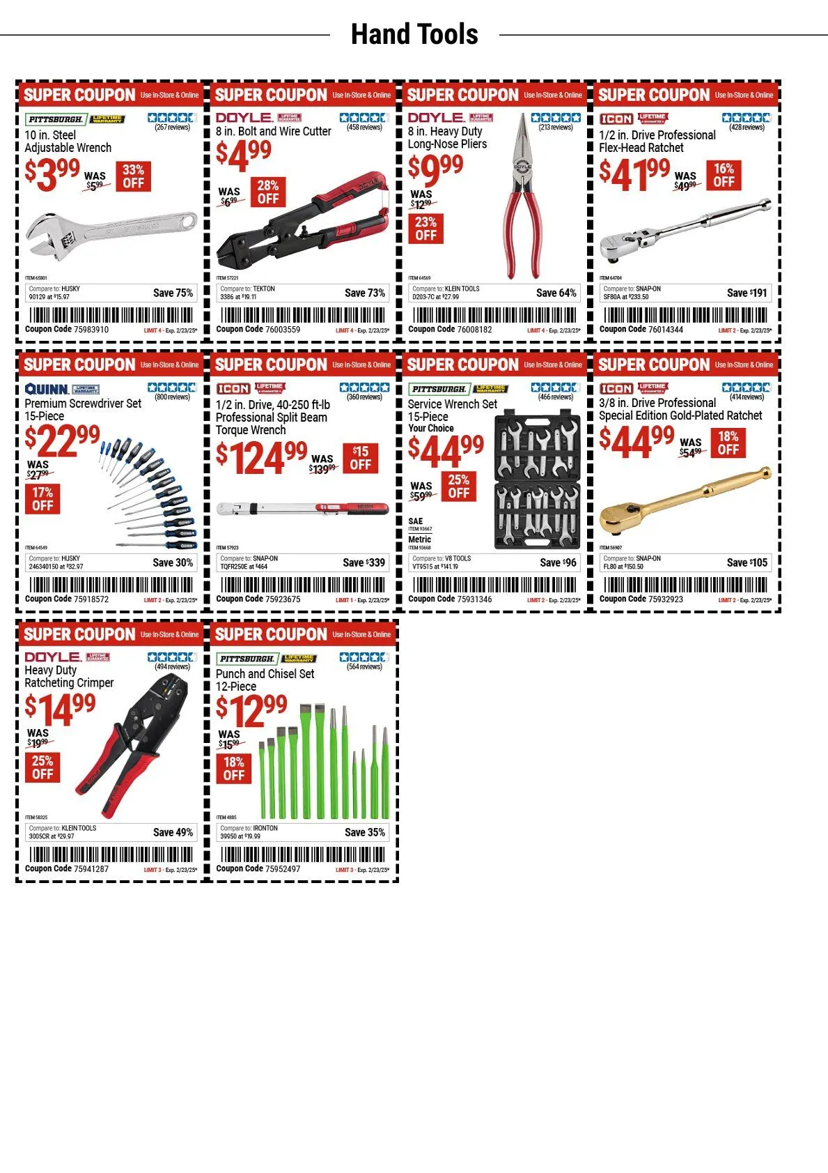 Weekly ad Harbor Freight weekly ads from February 14 to February 26 2025 - Page 6