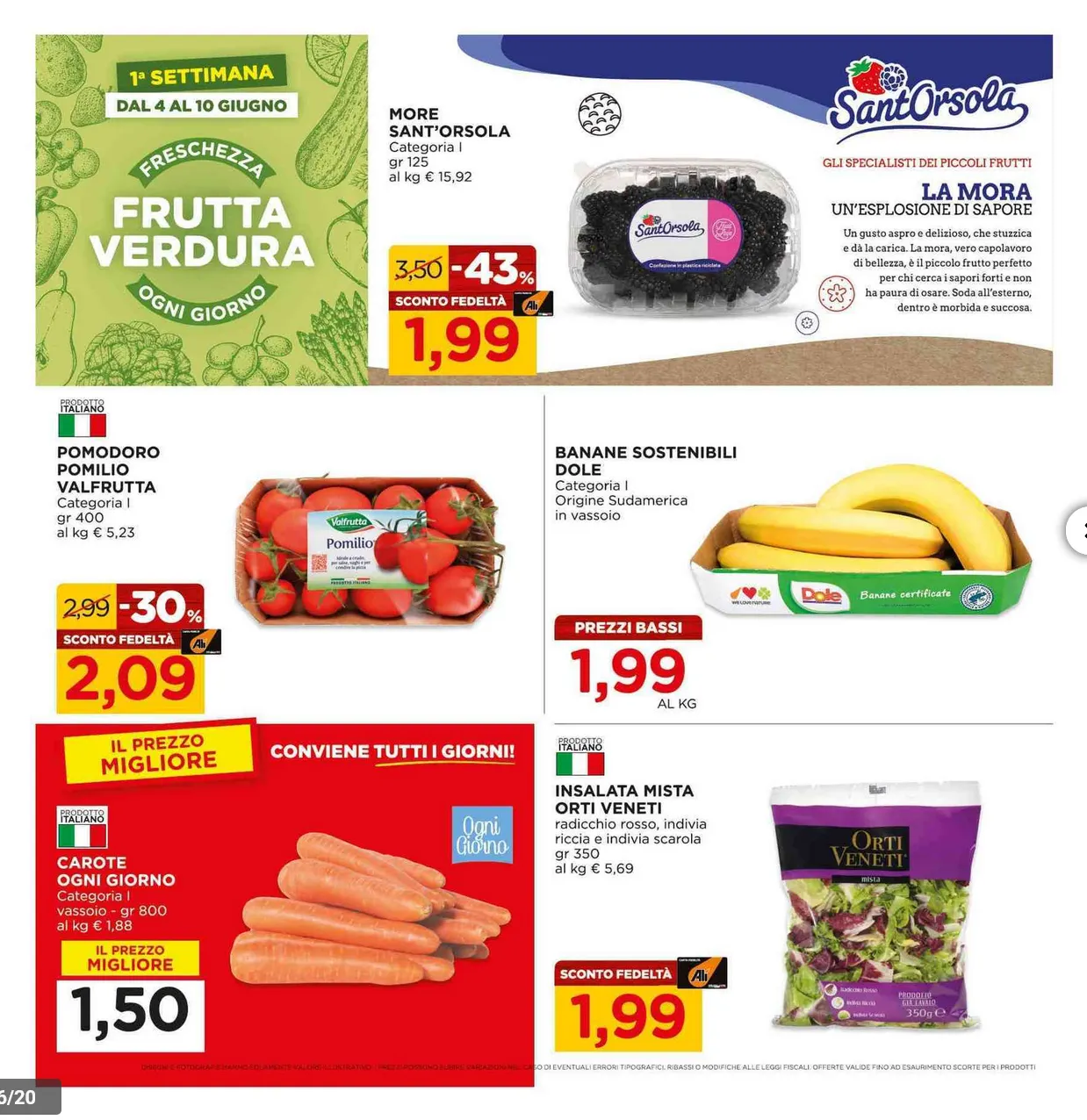 Volantini Alì Supermercati da 4 giugno a 17 giugno di 2026 - Pagina del volantino 6