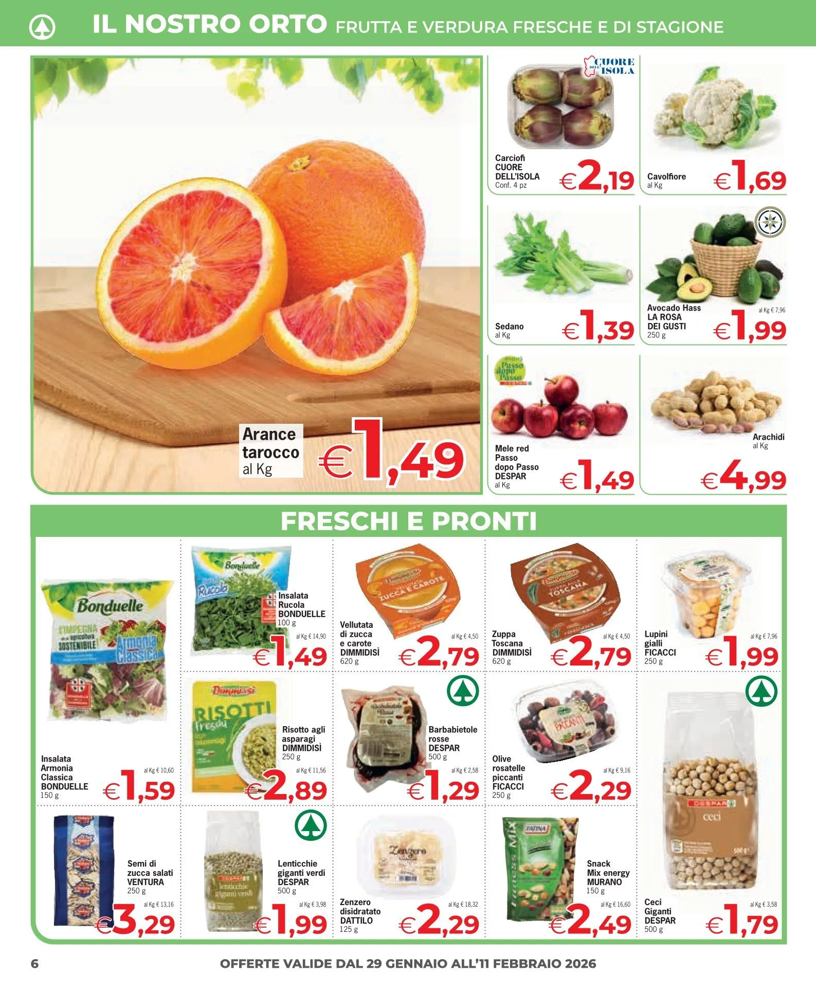 Volantini Eurospar da 29 gennaio a 7 febbraio di 2026 - Pagina del volantino 6
