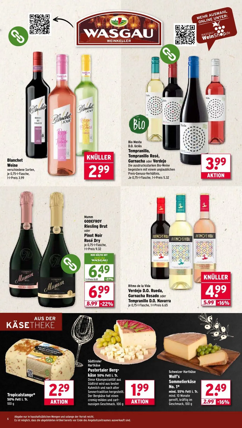 Wasgau Angebote von 25. August bis 30. August 2025 - Prospekt seite 6