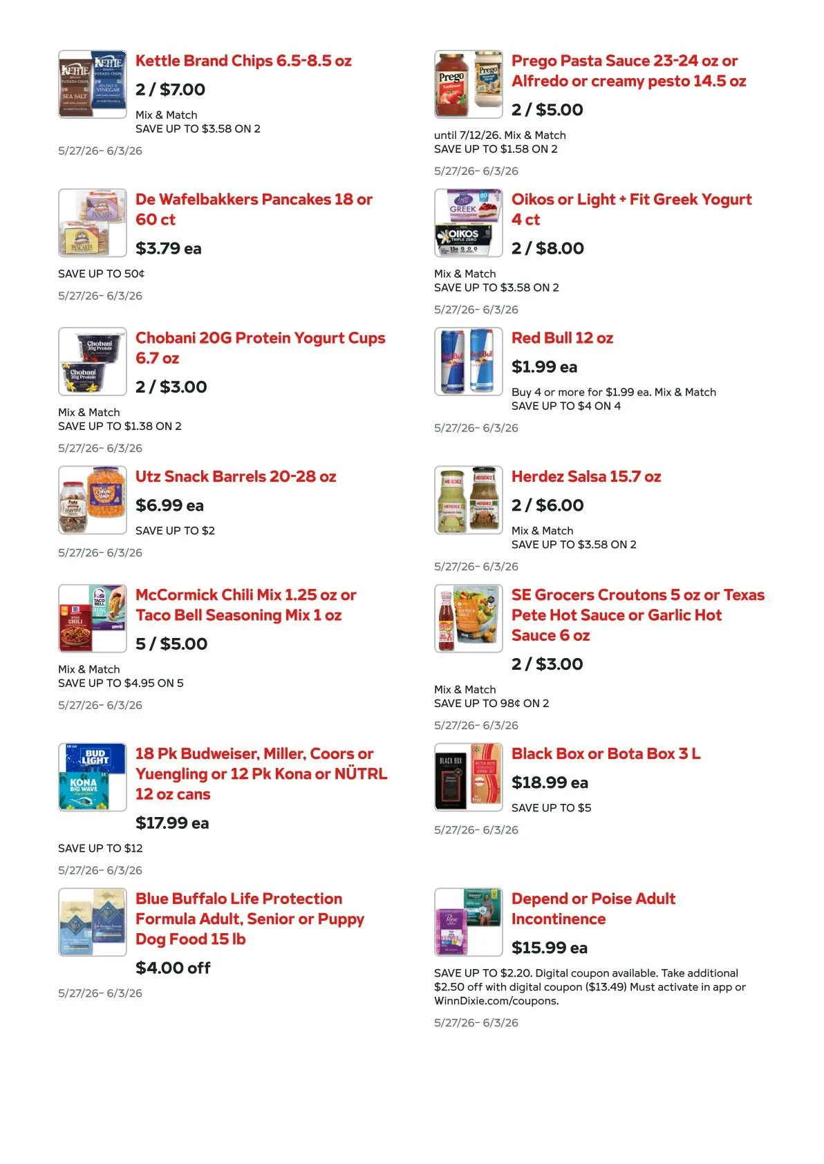 Weekly ad Winn Dixie Sales from May 27 to June 2 2026 - Page 6