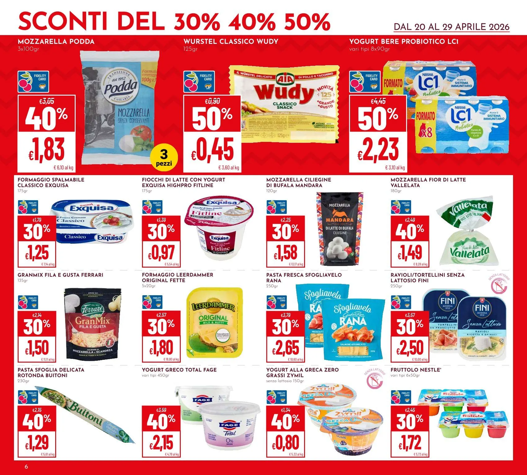 Volantini Pan da 20 aprile a 29 aprile di 2026 - Pagina del volantino 6