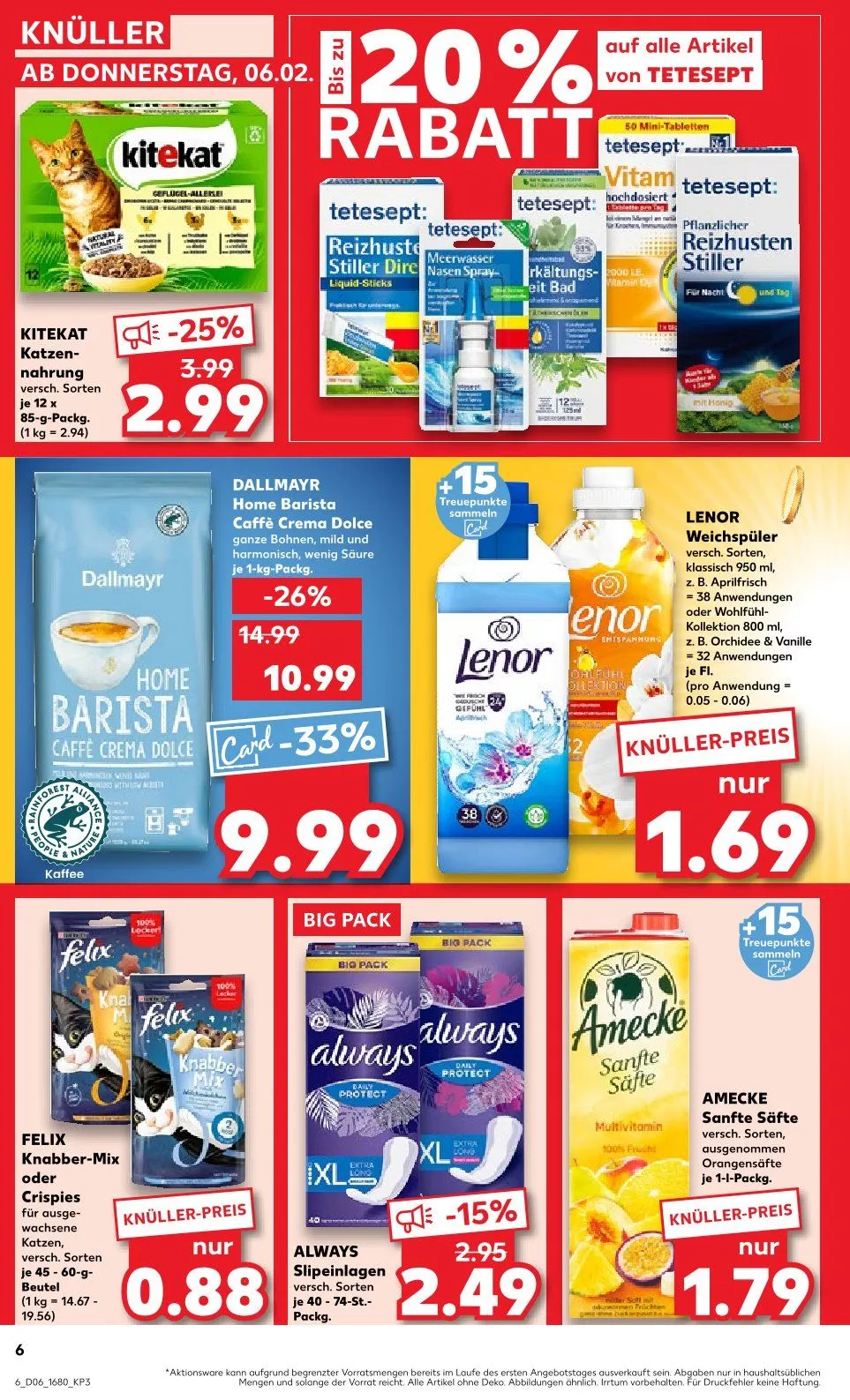 Kaufland Prospekt von 6. Februar bis 12. Februar 2025 - Prospekt seite 6