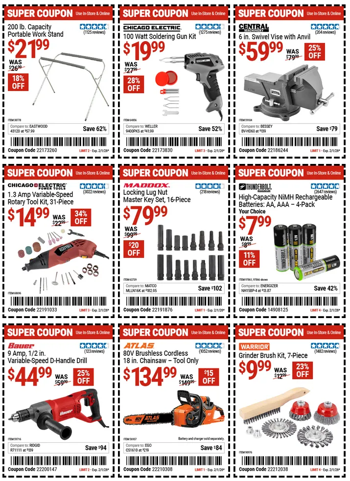 Weekly ad Harbor Freight Sales from January 21 to January 23 2026 - Page 6