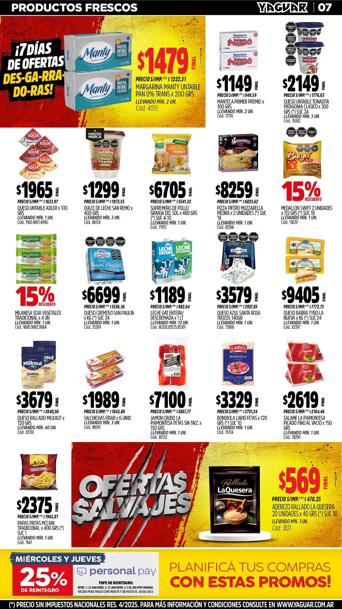 Ofertas de Yaguar Ofertas 30 de junio al 7 de julio 2025 - Página 6 del catálogo