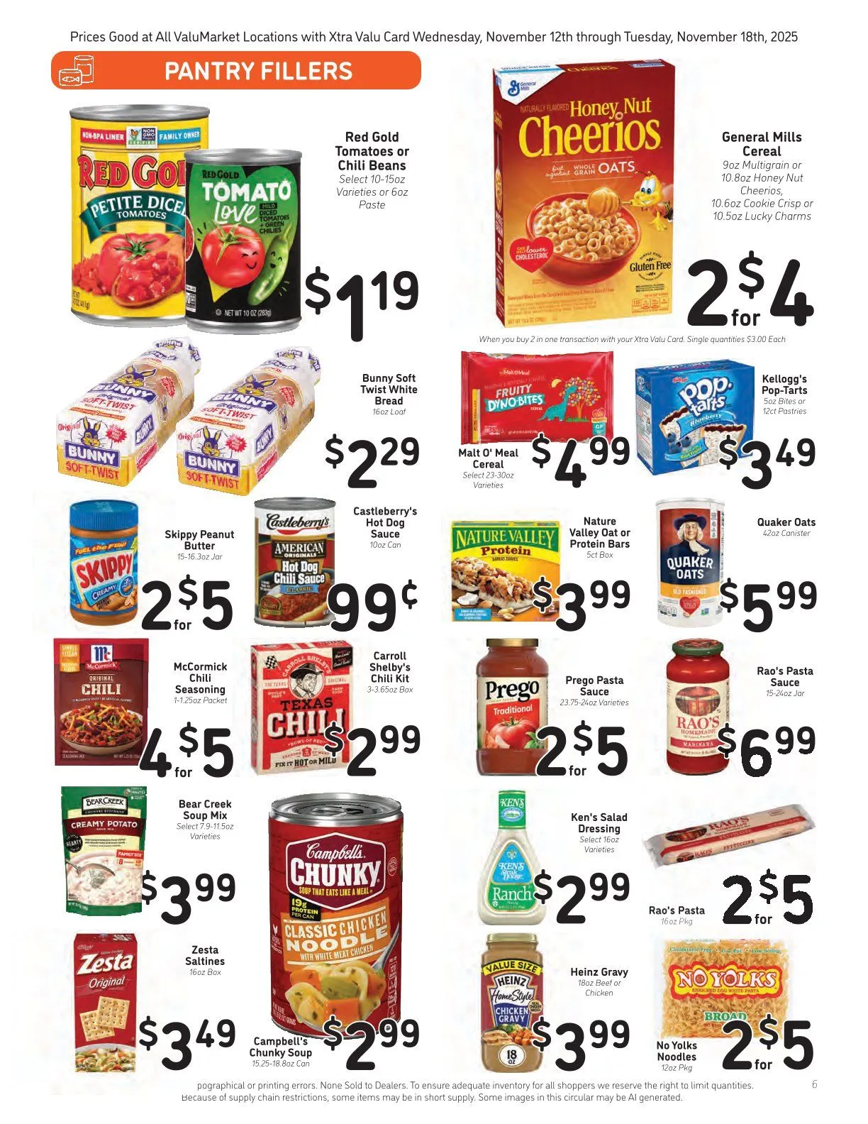 Weekly ad ValuMarket Sales from November 12 to November 18 2025 - Page 6