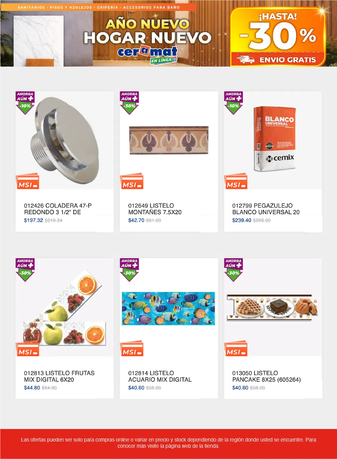 Catálogo de  Ceramat Ofertas 23 de enero al 6 de febrero 2026 - Pagina 5