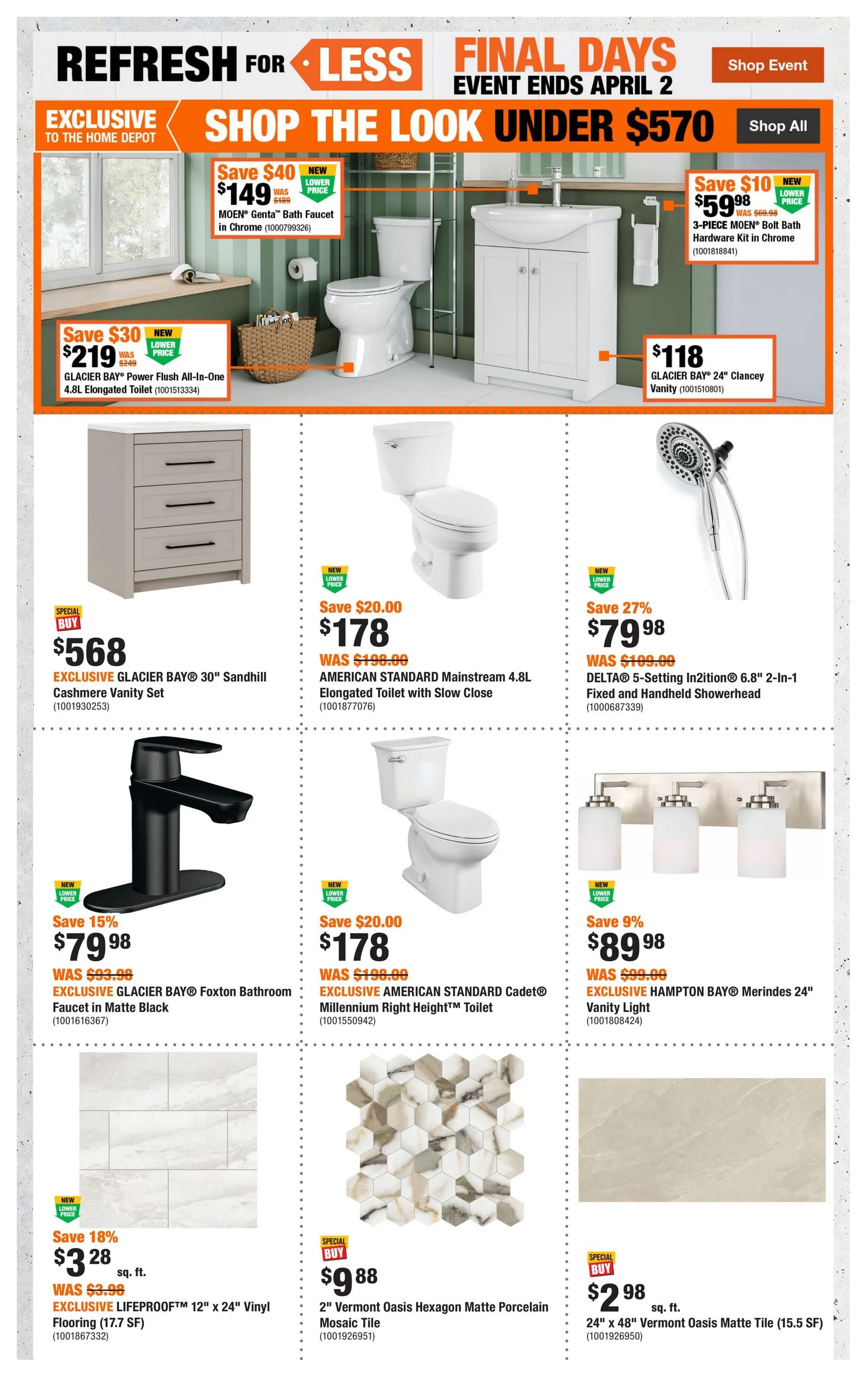 The Home Depot Sales from March 19 to April 1 2026 - flyer page 6