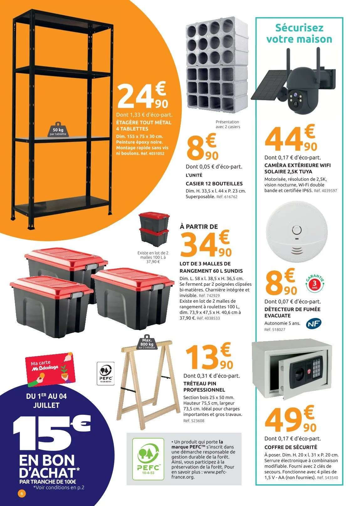 Catalogues Mr. Bricolage du 1 juillet au 19 juillet 2026 - Catalogue page 6