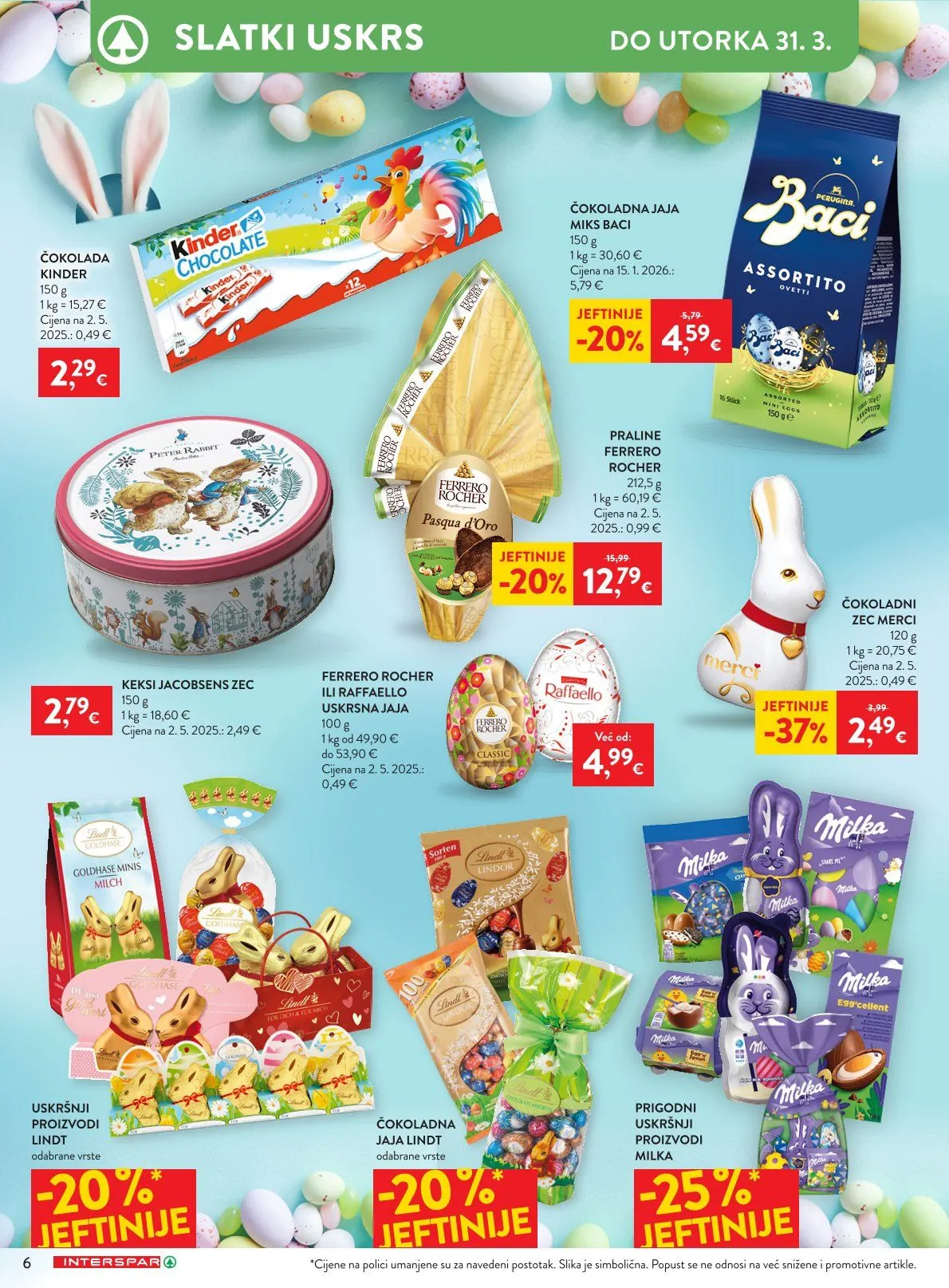 Katalog Ponude trgovine INTERSPAR od 25. ožujka do 7. travnja 2026. - Pregled Stranica 6