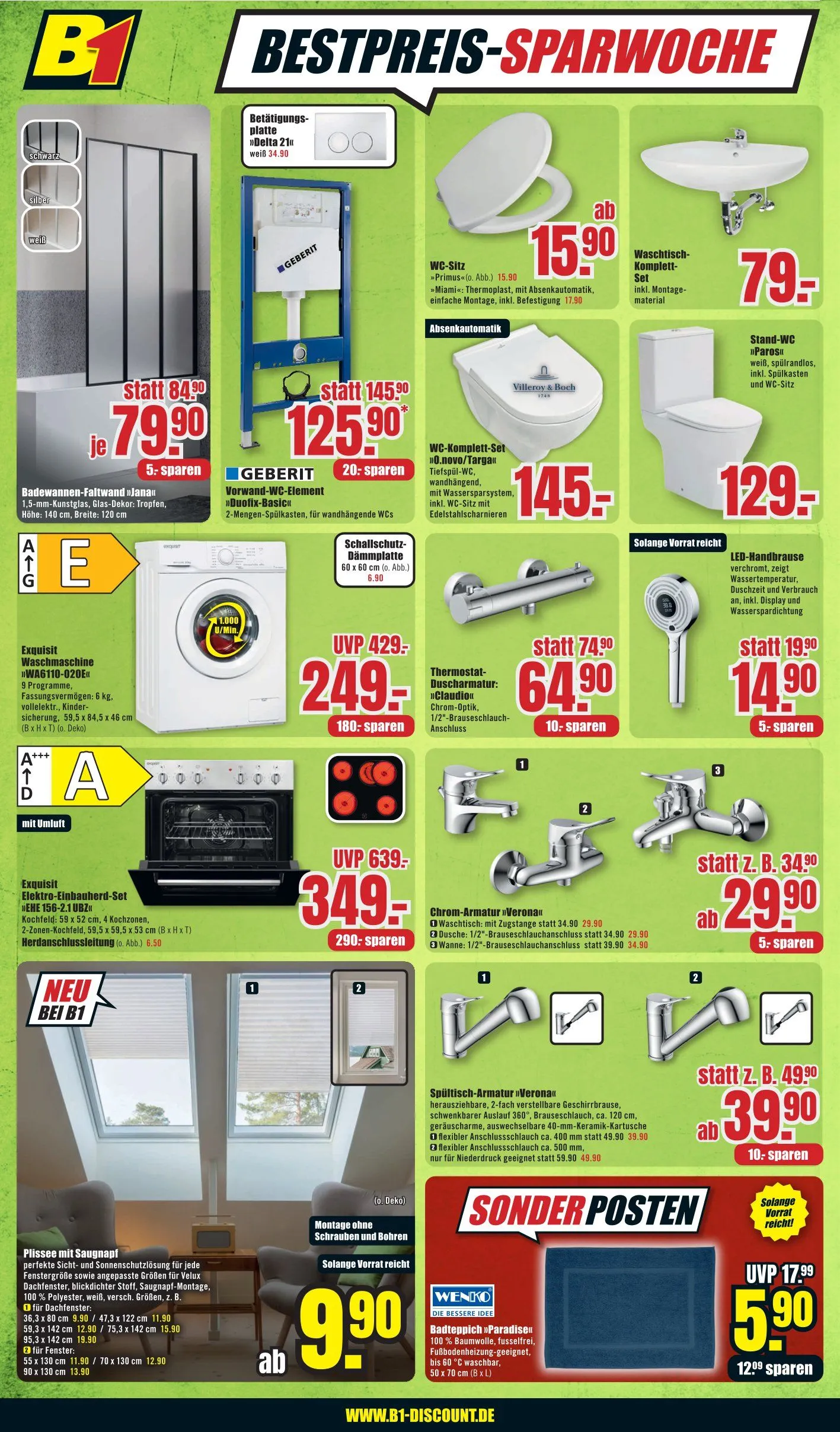B1 Discount Baumarkt Prospekte von 26. April bis 5. Mai 2025 - Prospekt seite 6