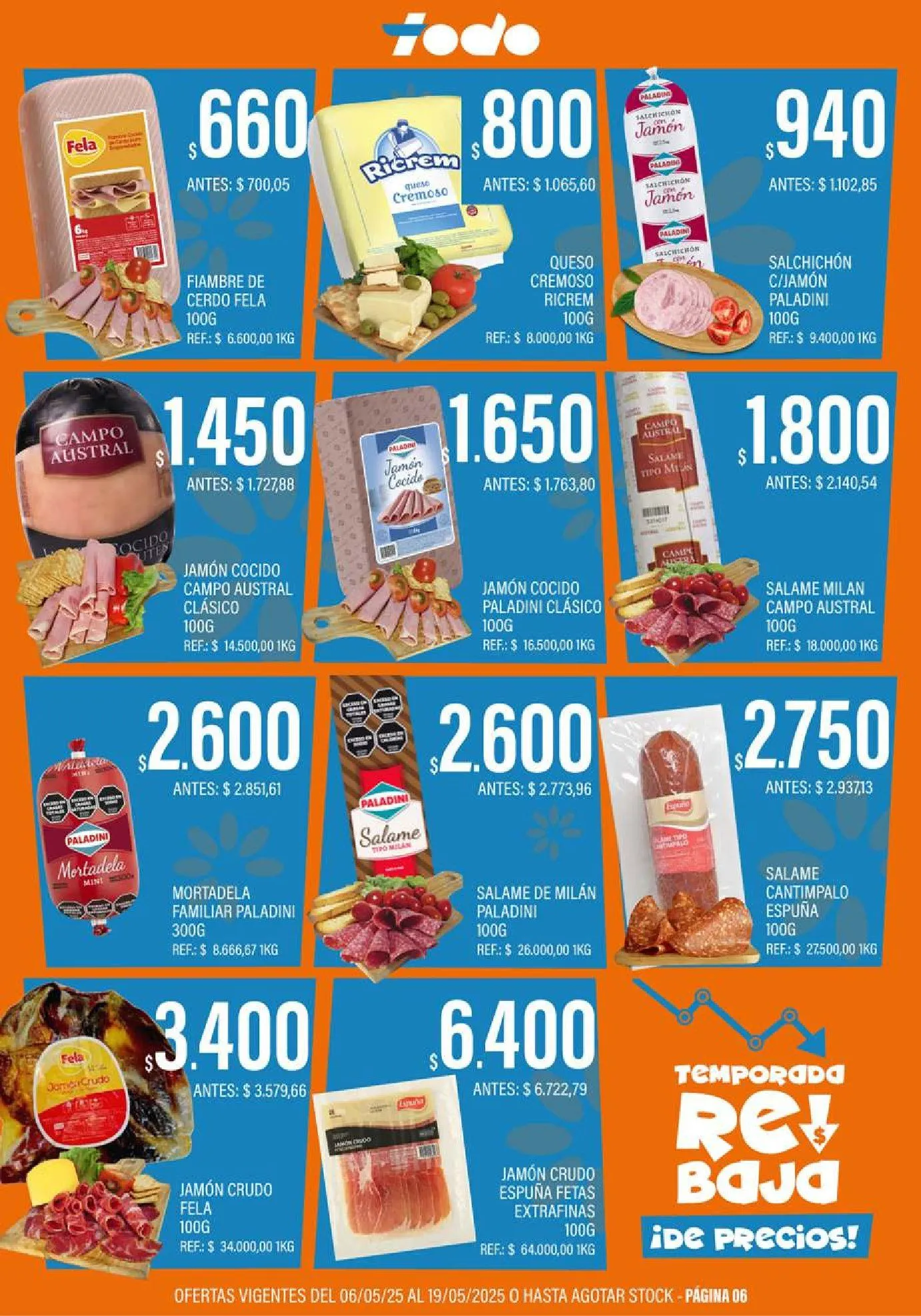 Ofertas de Ofertas Supermercados Todo 6 de mayo al 19 de mayo 2025 - Página 6 del catálogo