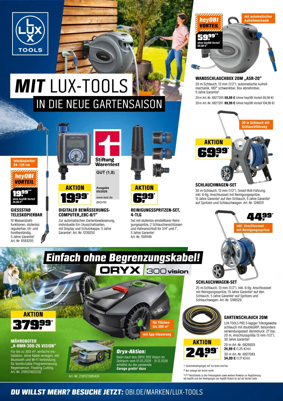 OBI Prospekte von 1. Juni bis 30. Juni 2026 - Prospekt seite 6