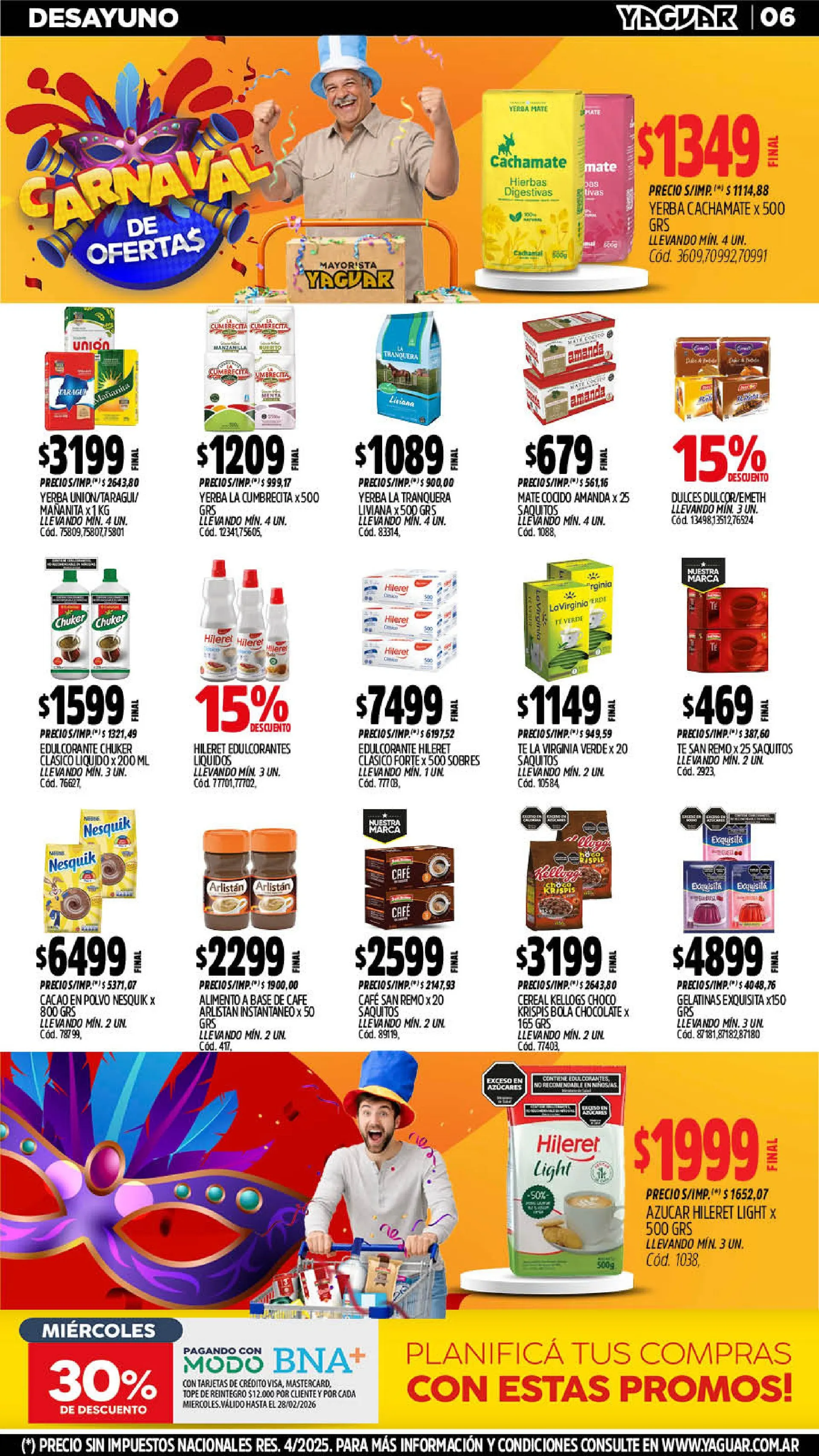 Ofertas de Yaguar Ofertas 9 de febrero al 15 de febrero 2026 - Página 6 del catálogo