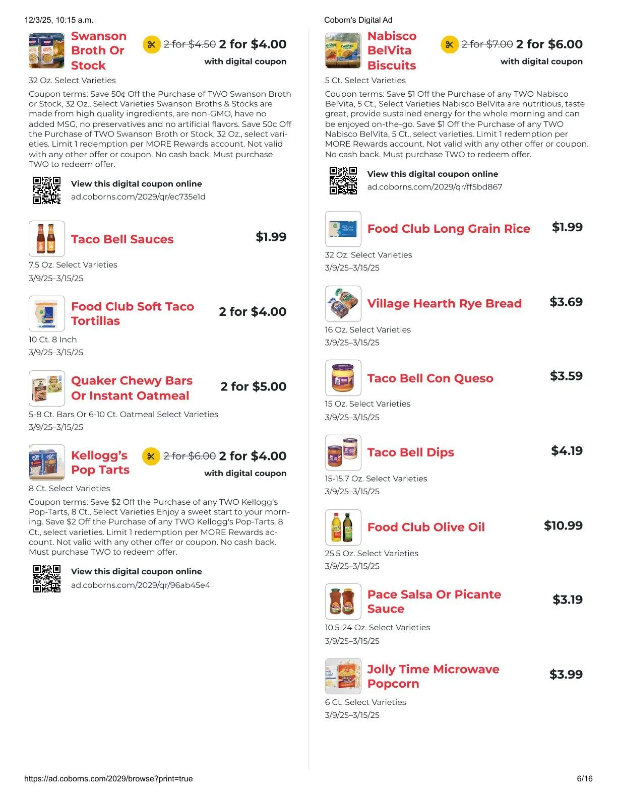 Weekly ad Coborn's Deals from March 12 to March 15 2025 - Page 6