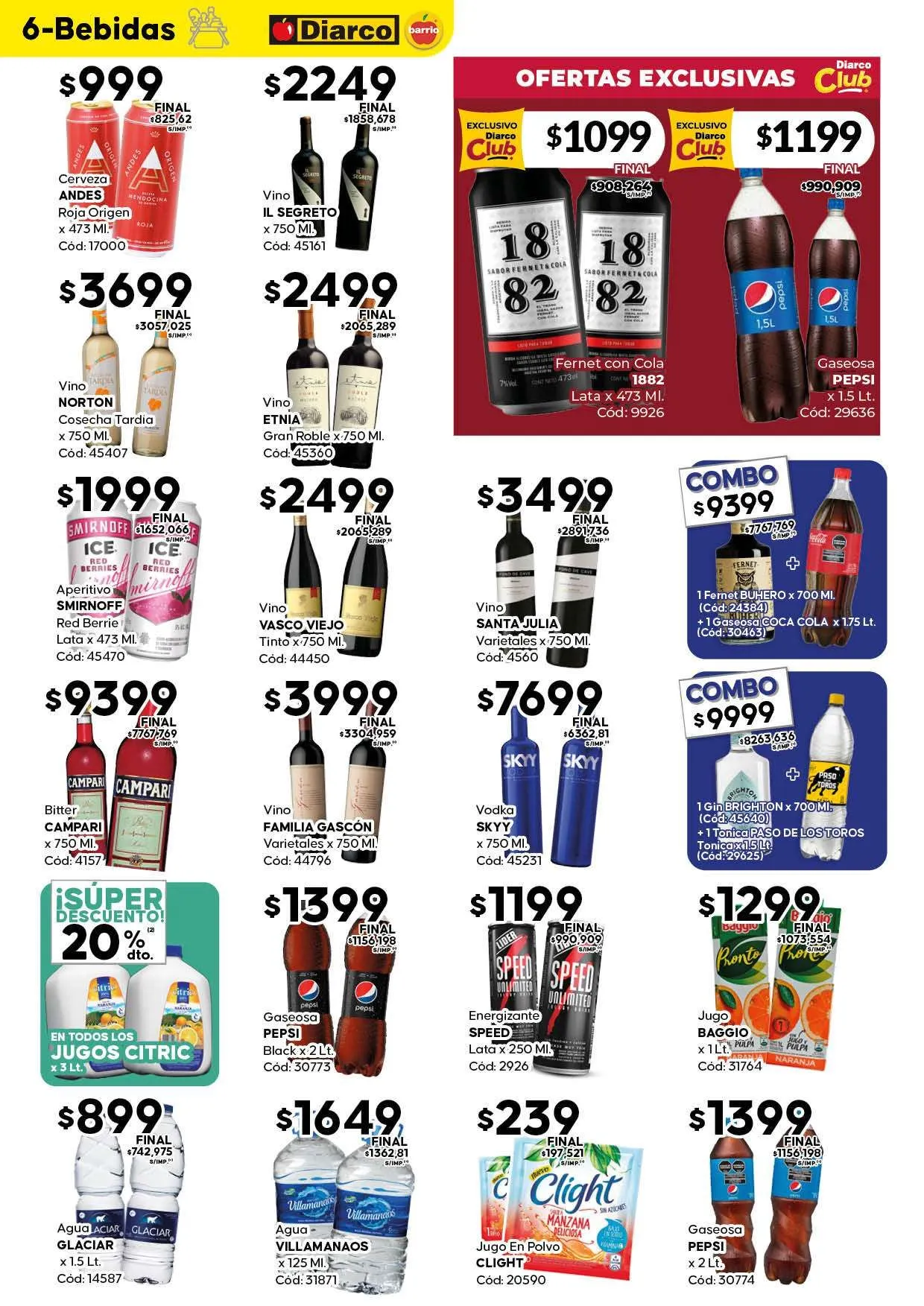 Ofertas de Diarco Ofertas 2 de junio al 8 de junio 2025 - Página 6 del catálogo