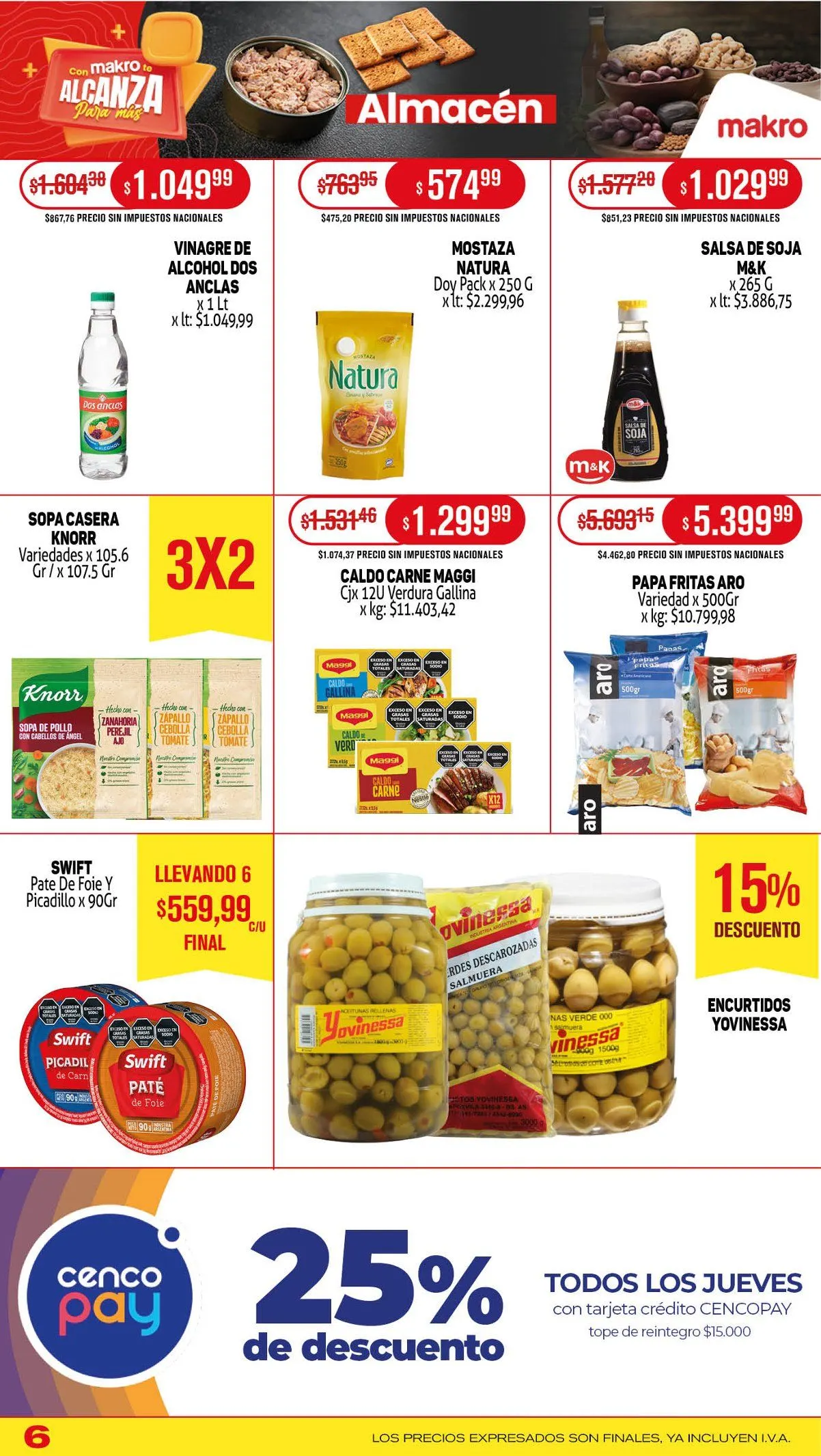 Ofertas de Ofertas Makro Sales 3 de julio al 9 de julio 2025 - Página 6 del catálogo
