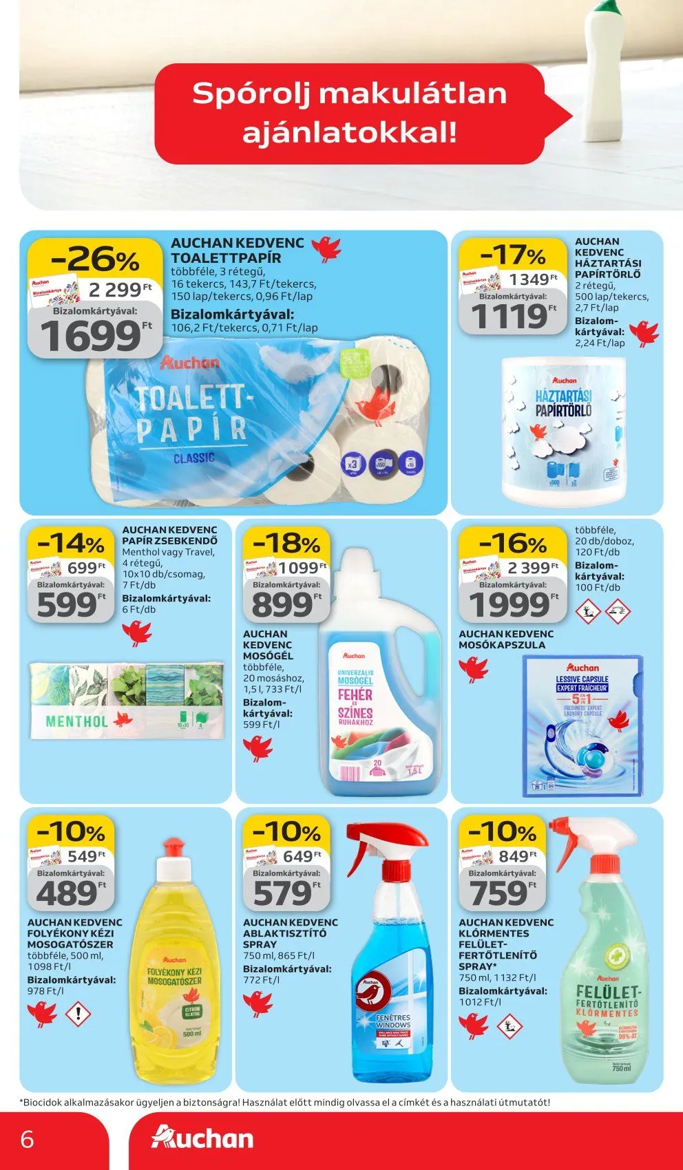 Katalógus Auchan legfrissebb ajánlatai március 5.-tól március 18.-ig 2026. - Oldal 6